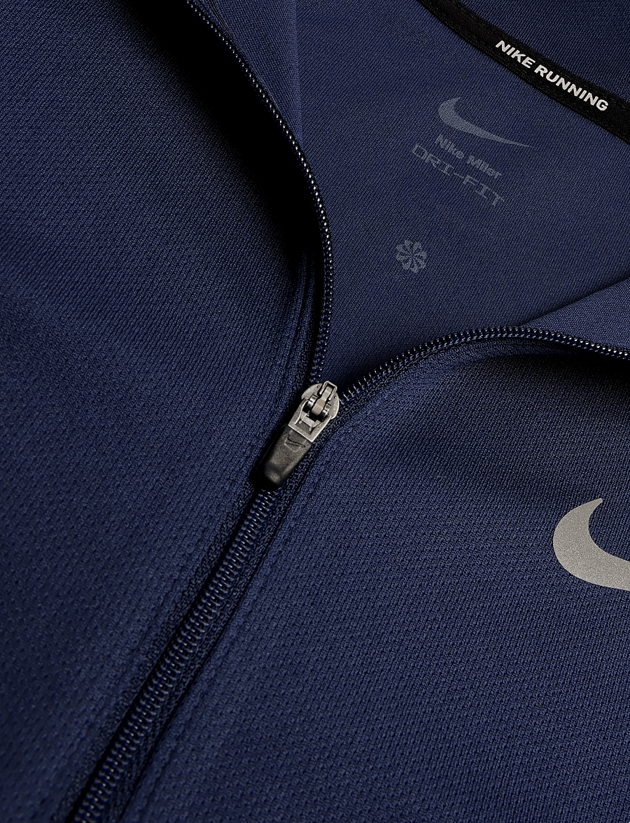 Nike - M NK DF UV MILER TOP HZ - langarmshirts - midnight navy/obsidian/reflect - 2