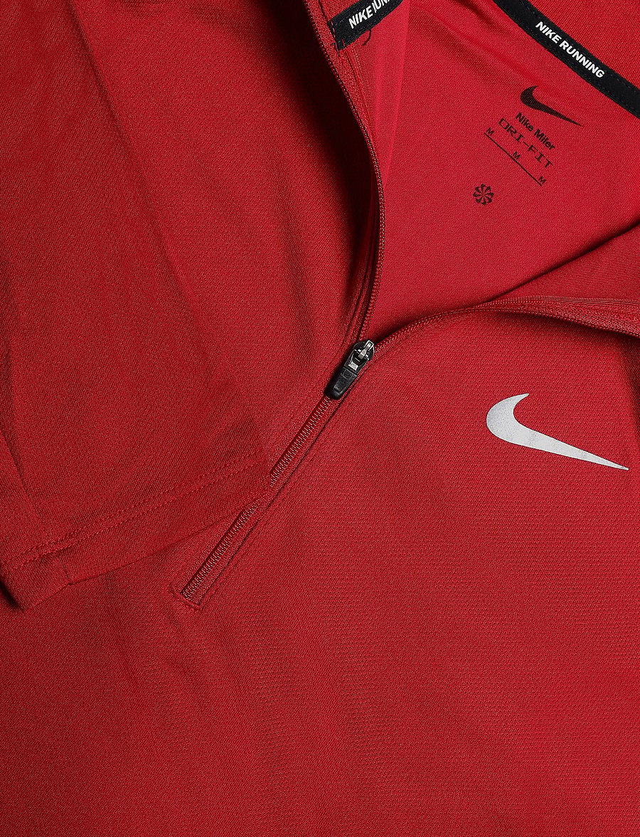 Nike - M NK DF UV MILER TOP HZ - langarmshirts - tough red/reflective silv - 2