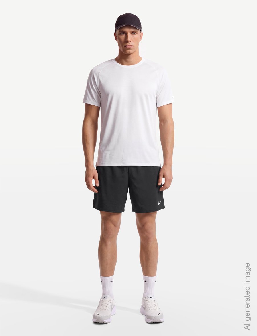 Nike - Nike Dri-FIT Form 7 Inch Shorts - trainingsshorts - black/white - 0