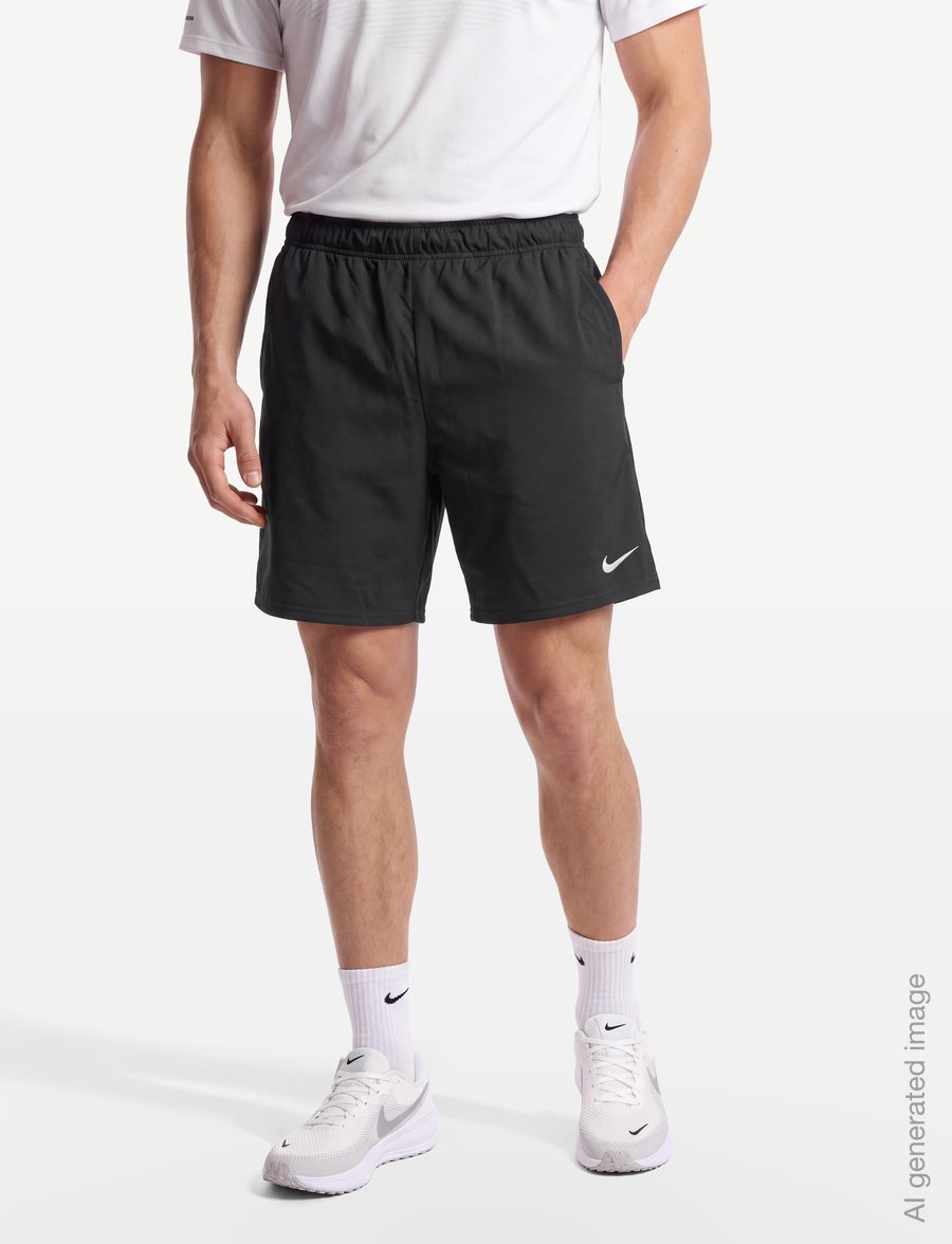 Nike - Nike Dri-FIT Form 7 Inch Shorts - trainingsshorts - black/white - 3