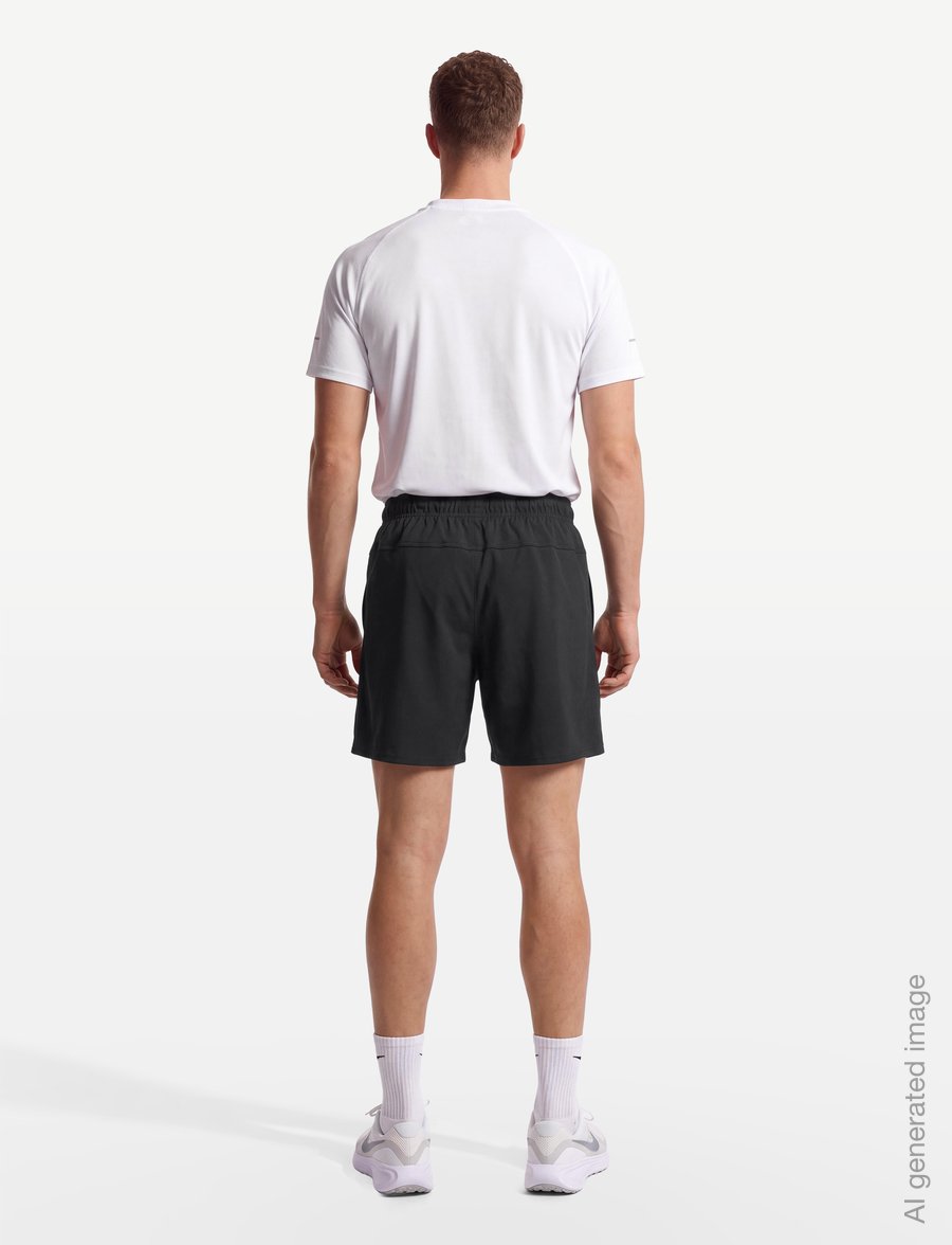 Nike - Nike Dri-FIT Form 7 Inch Shorts - trainingsshorts - black/white - 4