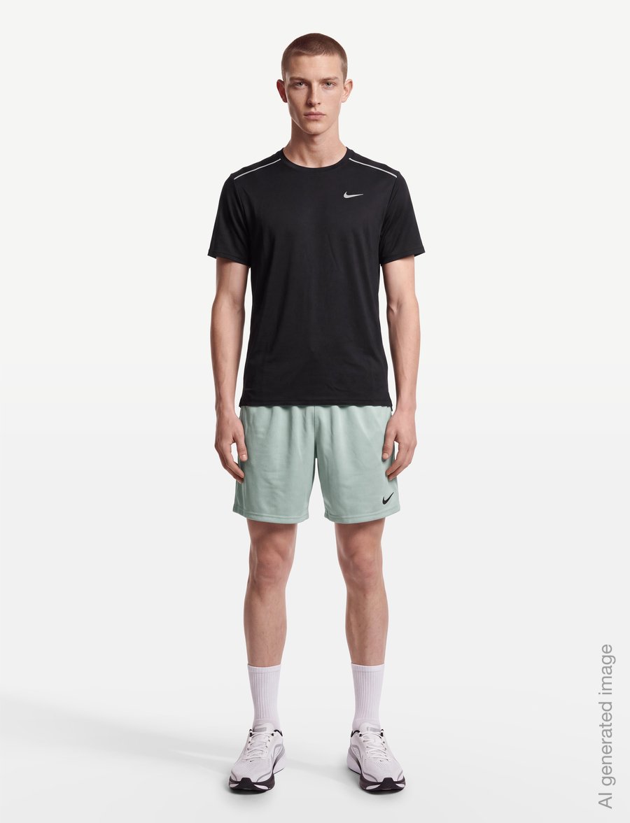 Nike - Nike Dri-FIT Form 7 Inch Shorts - trainingsshorts - steam/black - 0