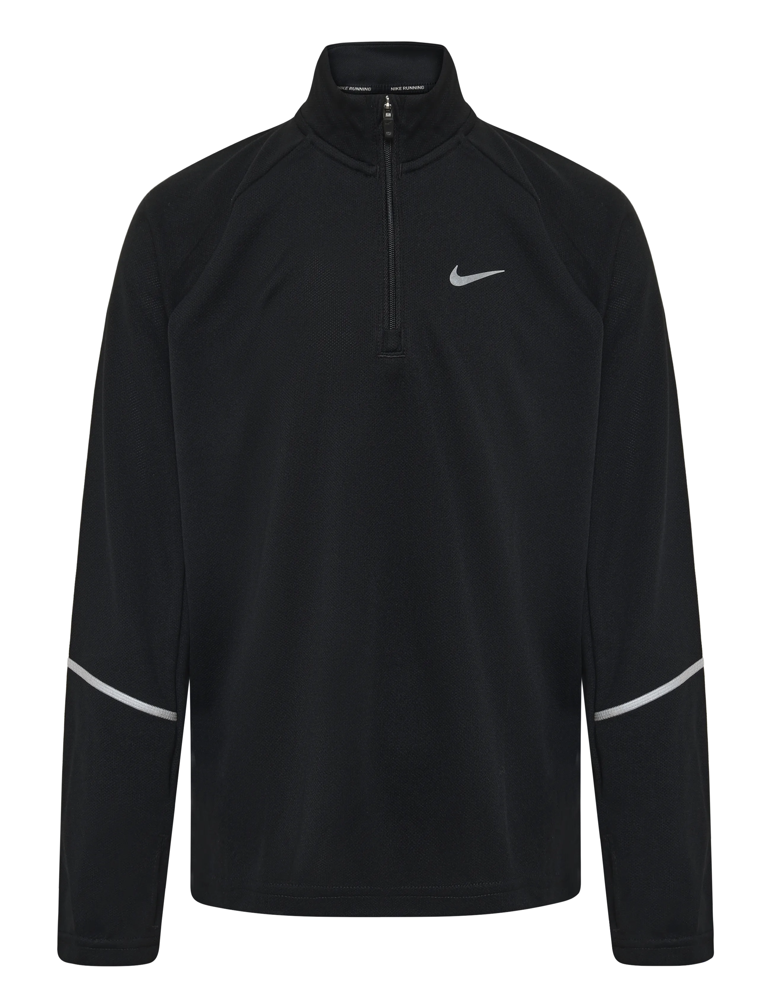 Nike Dri-Fit Miler Half-Zip Top, 137-147, T-shirts, Schwarz - Sports Oberteile, Kinder