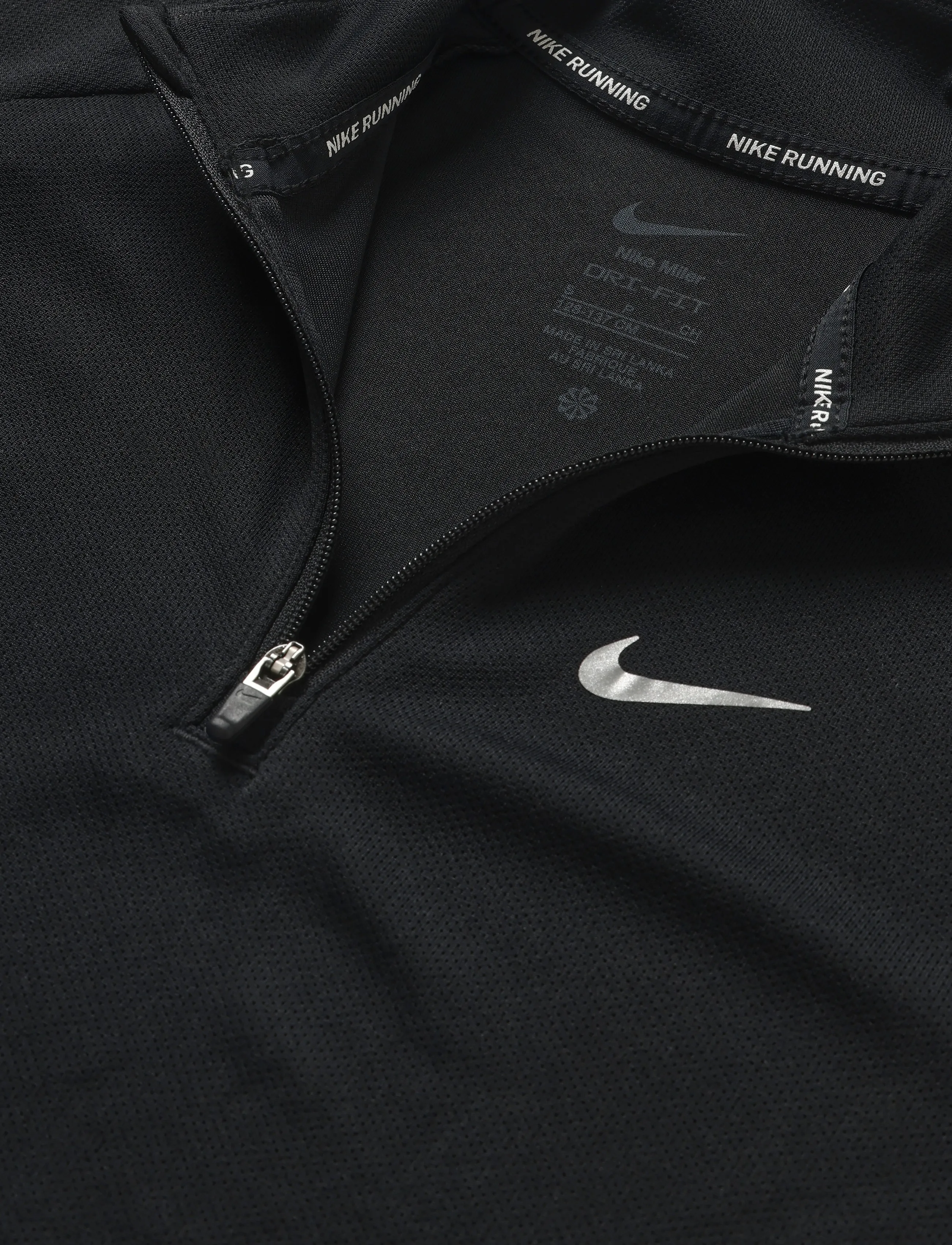 Nike - K NK DF MILER HZ TOP - black/reflective silv - 2