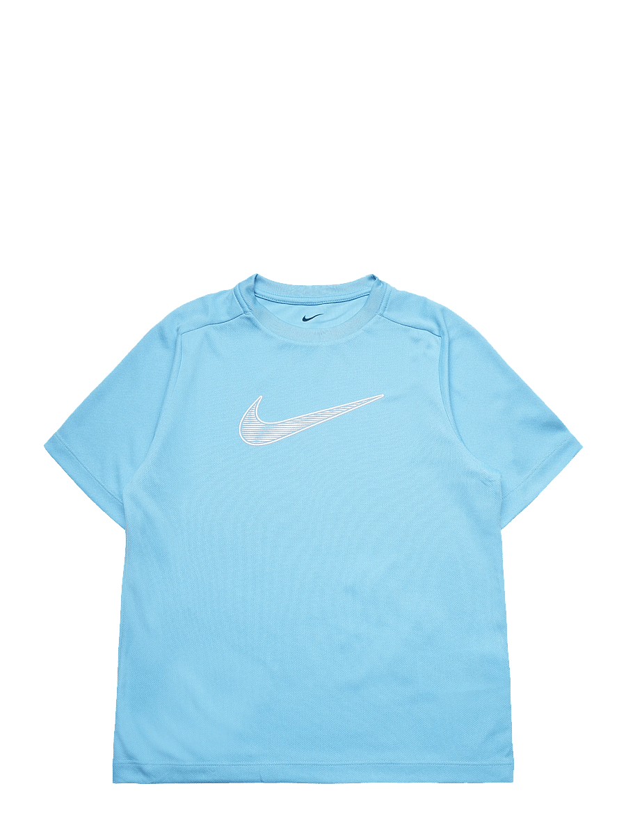 Nike - B NK DF MULTI SS TOP HBR - sportoberteile - football blue/white - 0