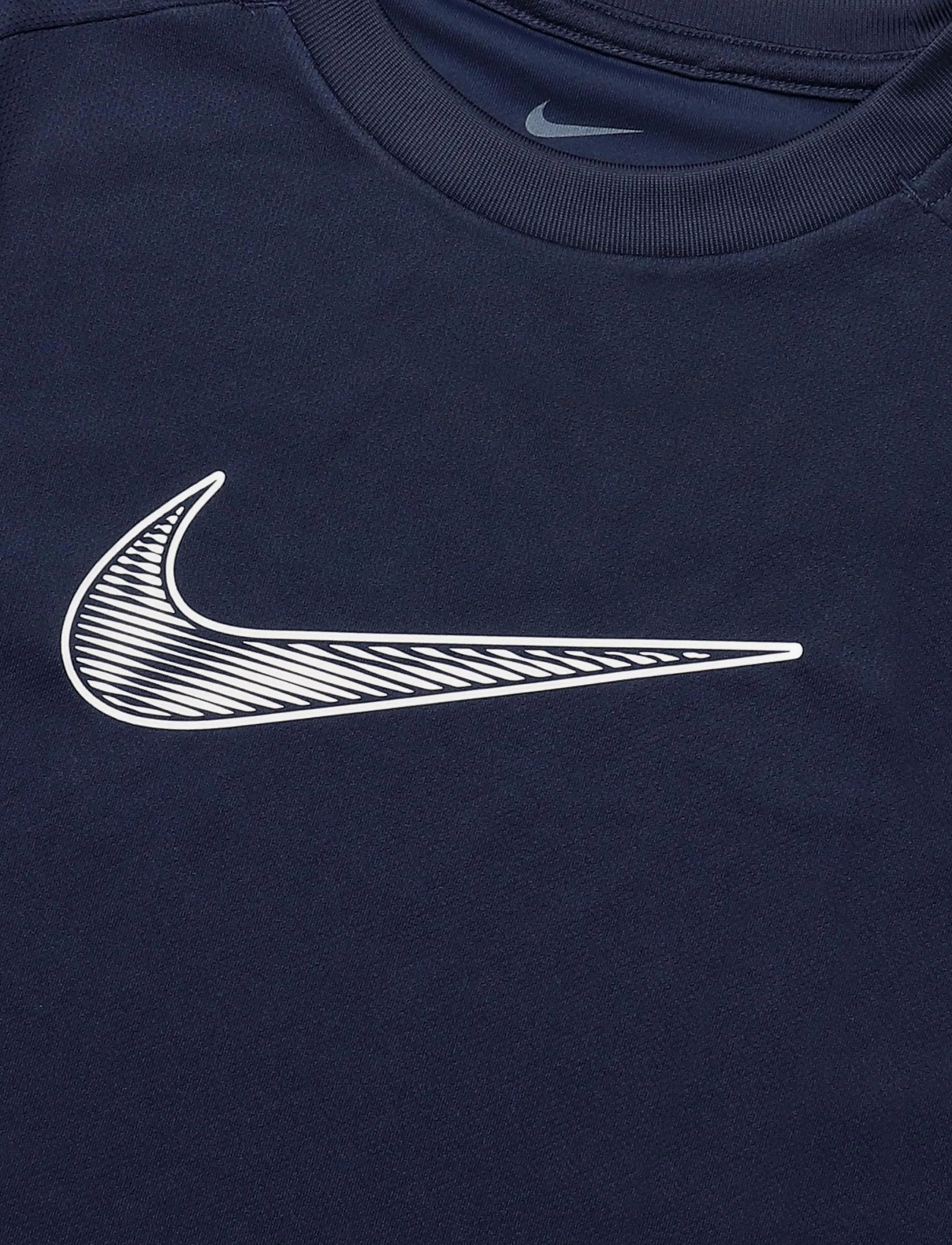 Nike - B NK DF MULTI SS TOP HBR - sportoberteile - midnight navy/white - 2