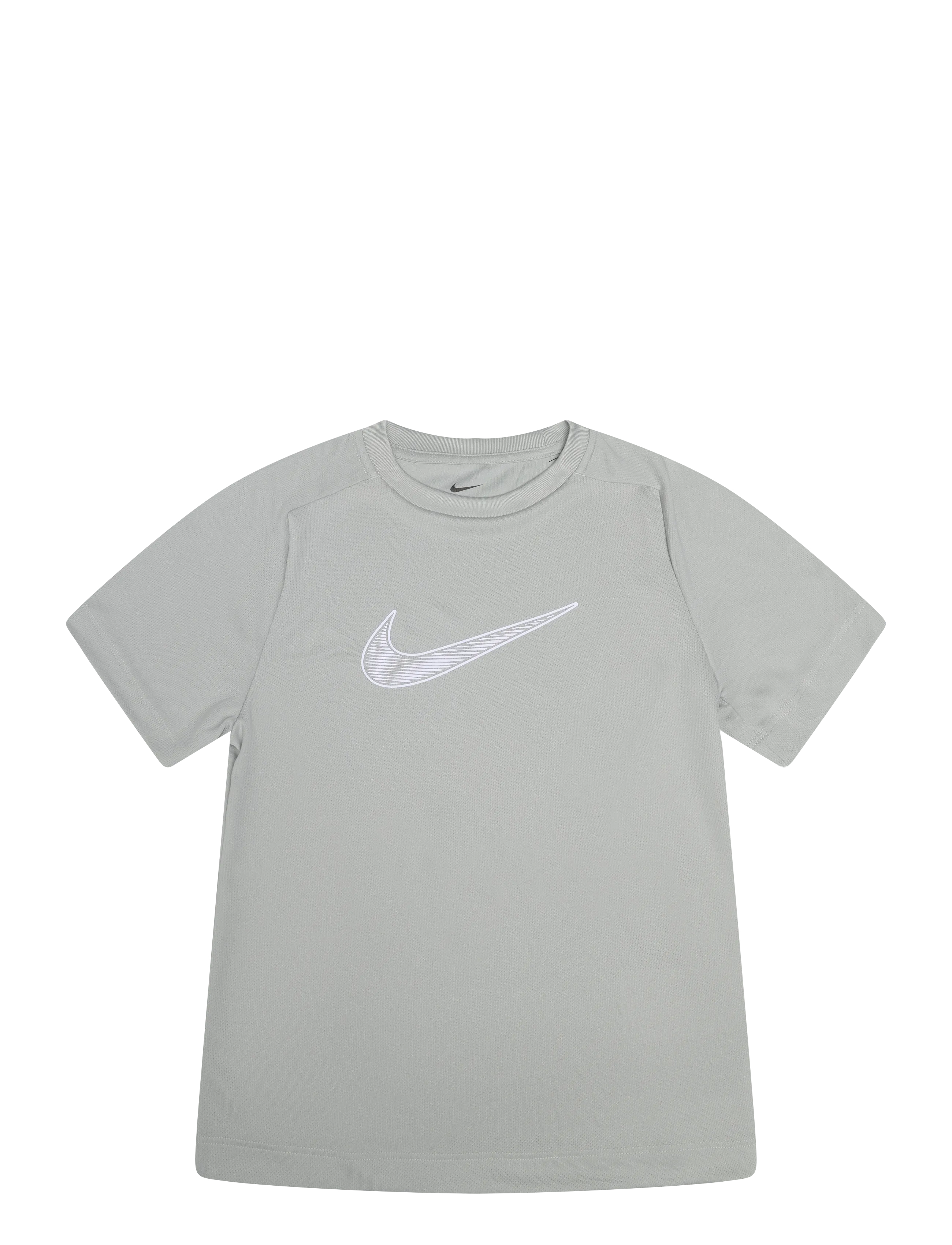 Nike B NK DF MULTI SS TOP HBR - Sporditopid - SPRUCE FOG/WHITE / grey
