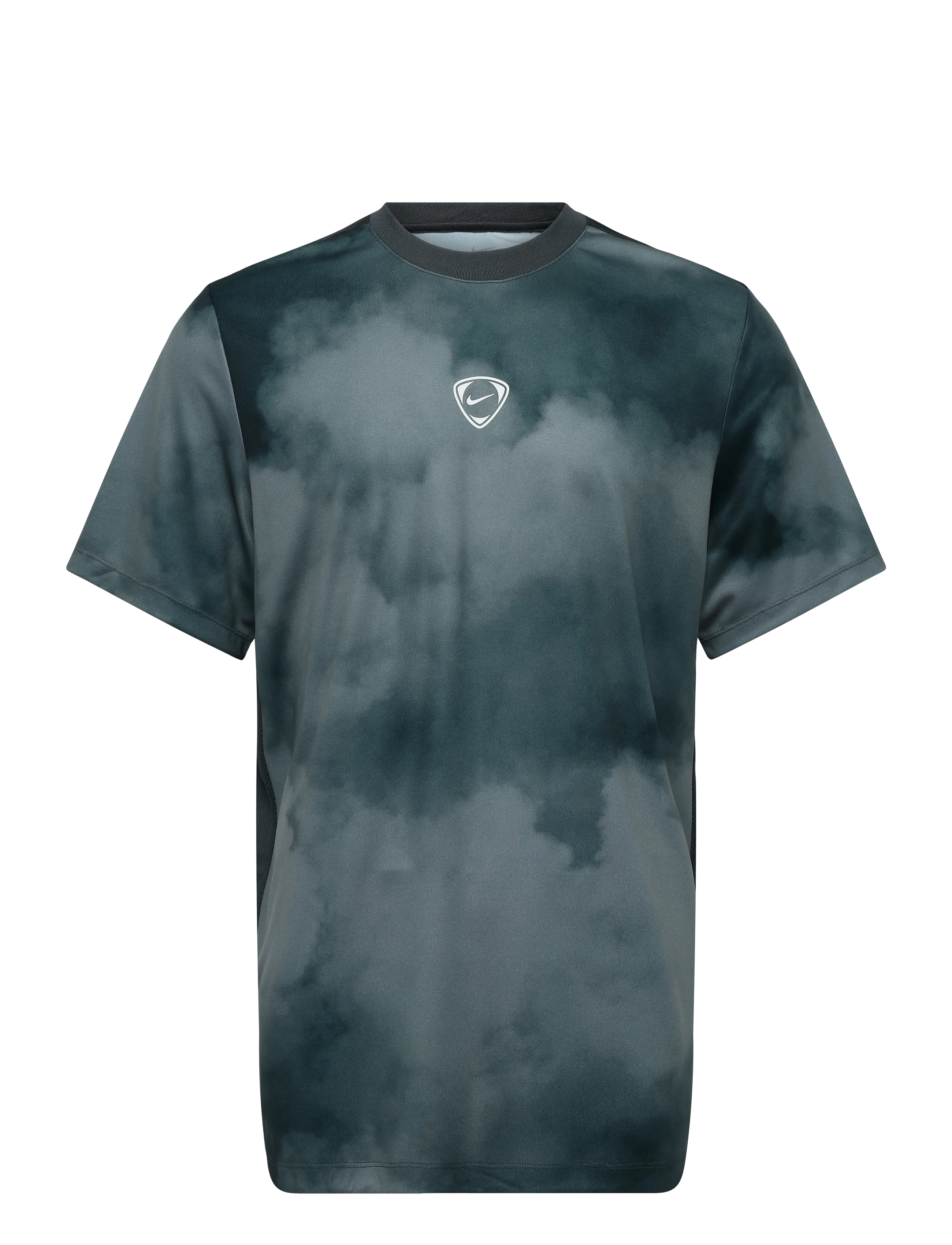 Nike M NK DF ACD+ SS TOP GX AOP - T-Shirts - BLACK/SMOKE GREY/WHITE / grey