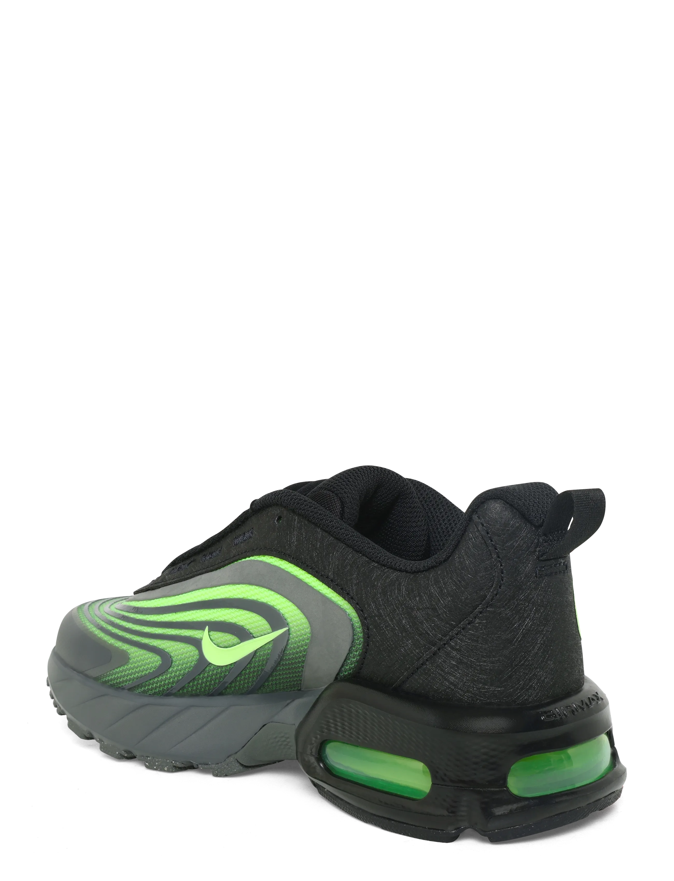 Nike - AIR MAX FIRE (GS) - løbesko - black/liquid lime-iron grey - 1