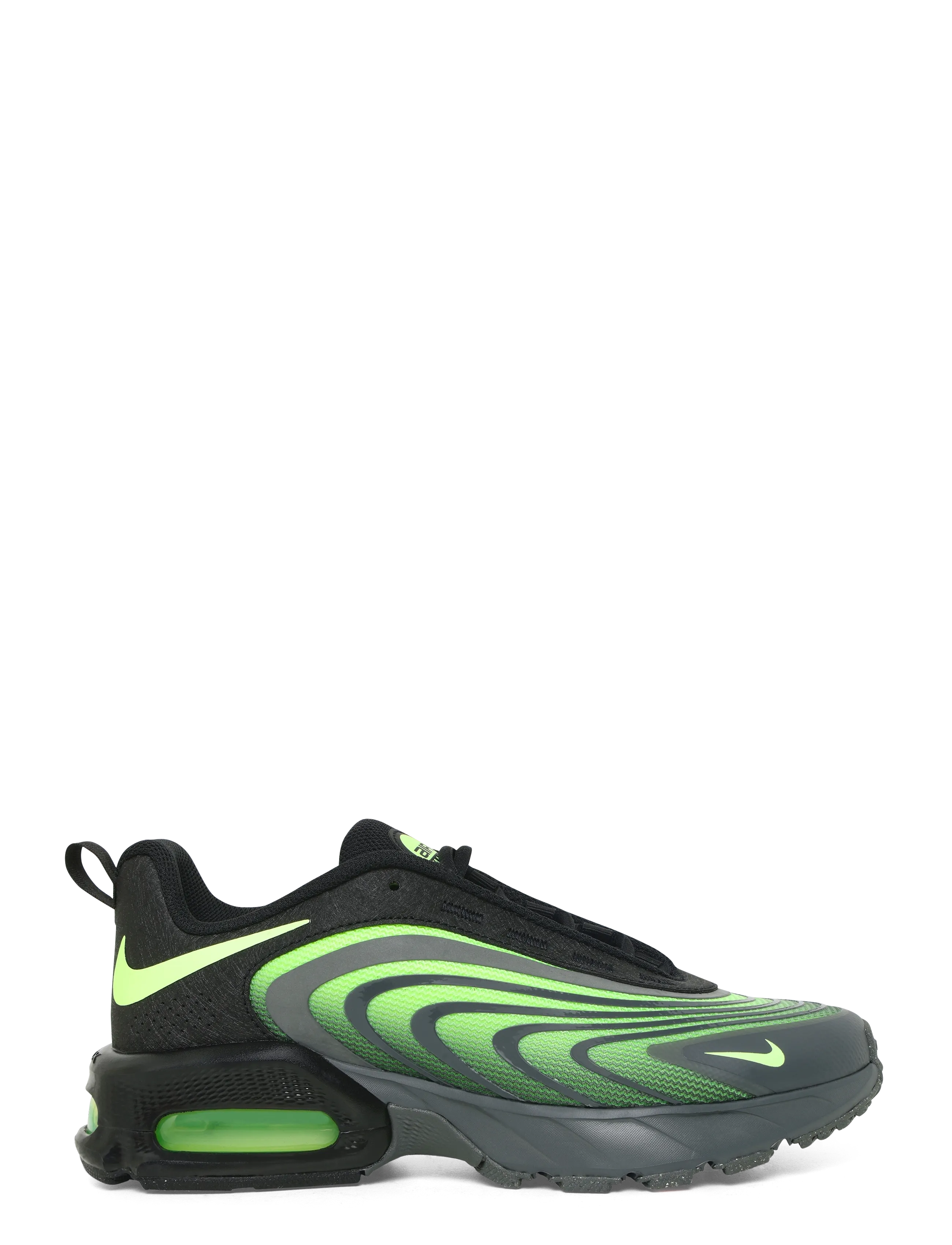 Nike - AIR MAX FIRE (GS) - løbesko - black/liquid lime-iron grey - 2