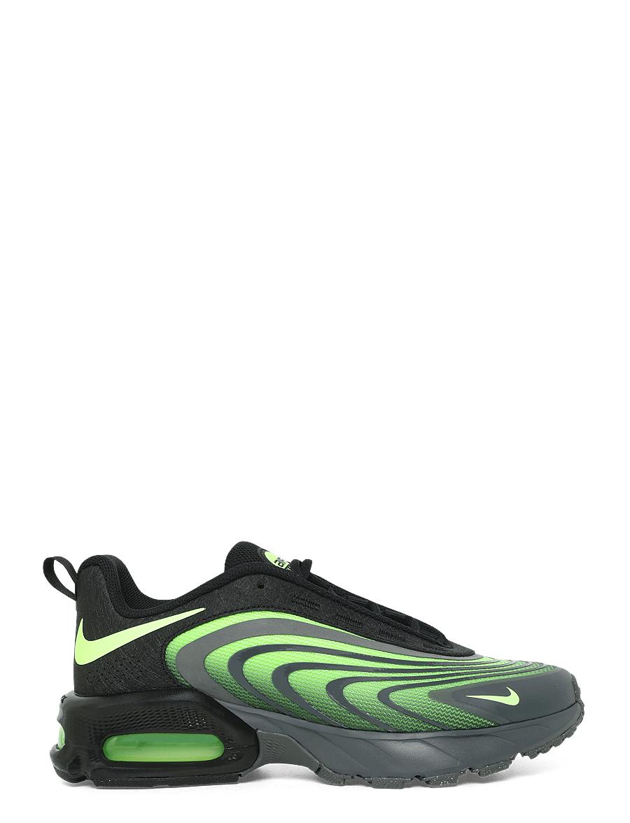 Nike - AIR MAX FIRE (GS) - løbesko - black/liquid lime-iron grey - 2