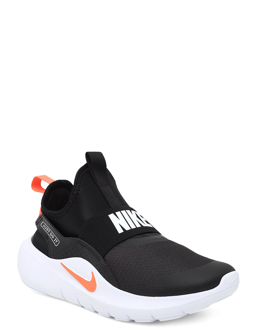 Nike - FLEX RUNNER 4 (GS) - løbesko - black/turf orange-white - 0
