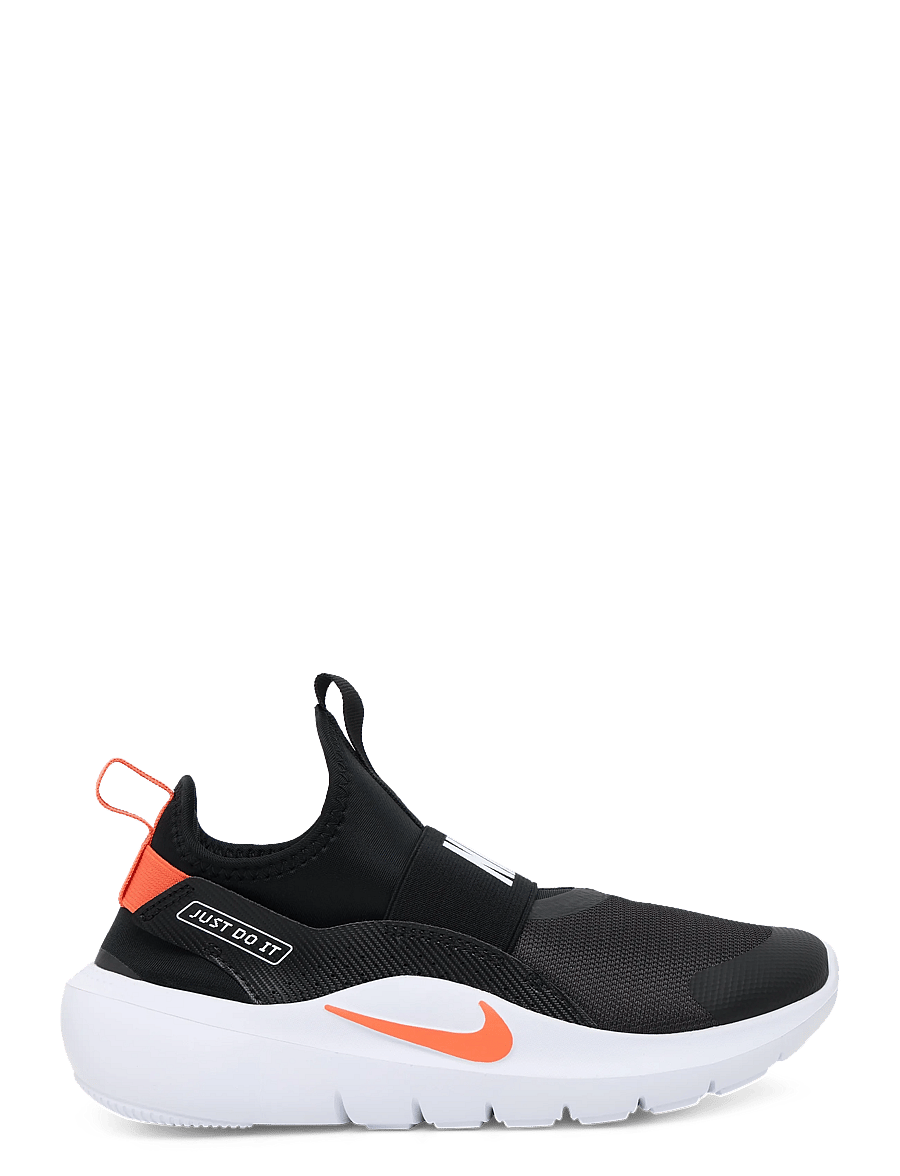 Nike - FLEX RUNNER 4 (GS) - løbesko - black/turf orange-white - 2