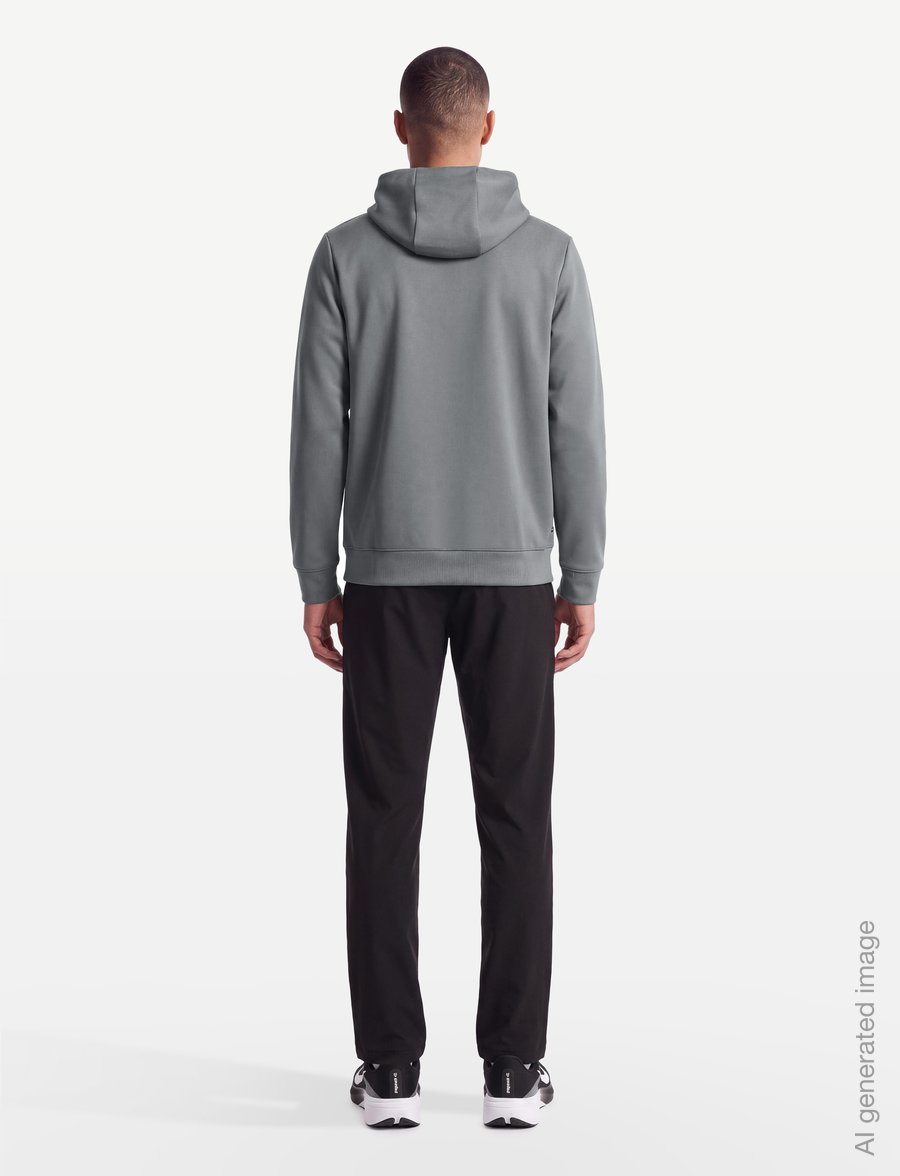 Nike - Nike UV Flex Fleece Hoodie - džemperiai su gobtuvu - smoke grey/smoke grey/black - 4