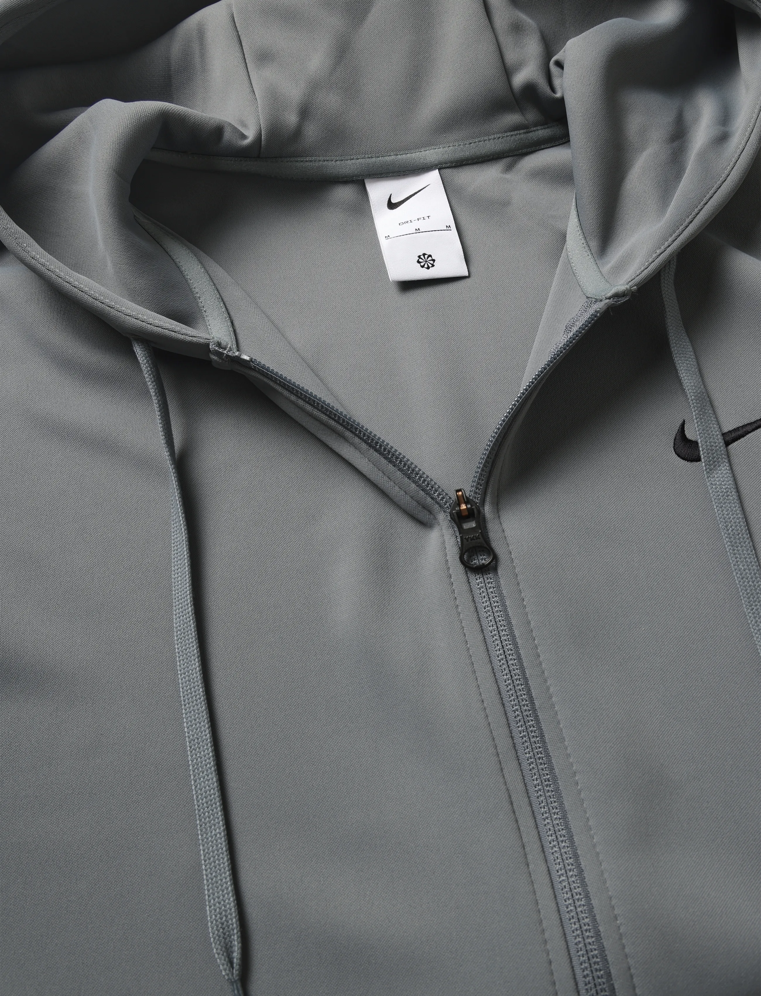 Nike - Nike UV Flex Fleece Hoodie - fleece & midlayer - smoke grey/smoke grey/black - 2