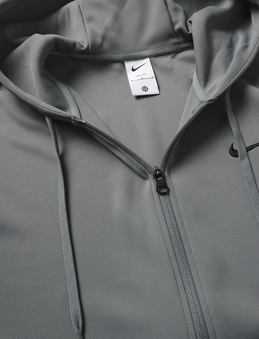 Nike - Nike UV Flex Fleece Hoodie - fleece & midlayer - smoke grey/smoke grey/black - 2