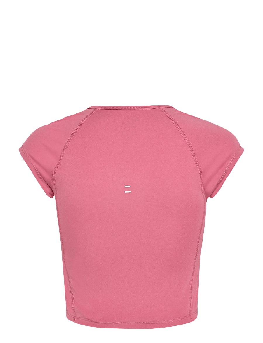 Nike - Nike Tempo Swoosh Run Top - crop tops - peony/photon dust/reflective s - 1