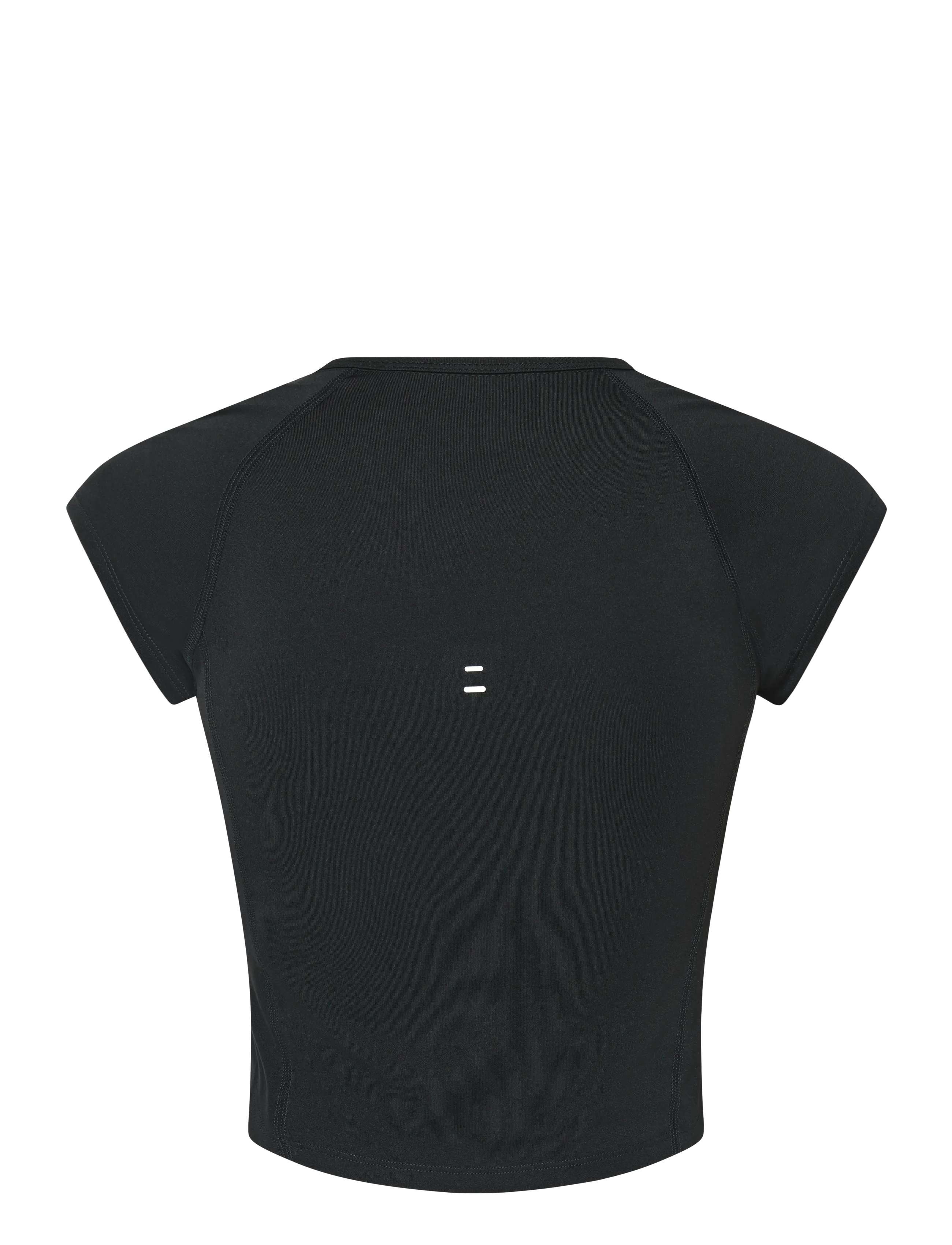 Nike - W NK TEMPO SWOOSH RUN DF SS - t-shirts - black/white/reflective silv/wh - 1