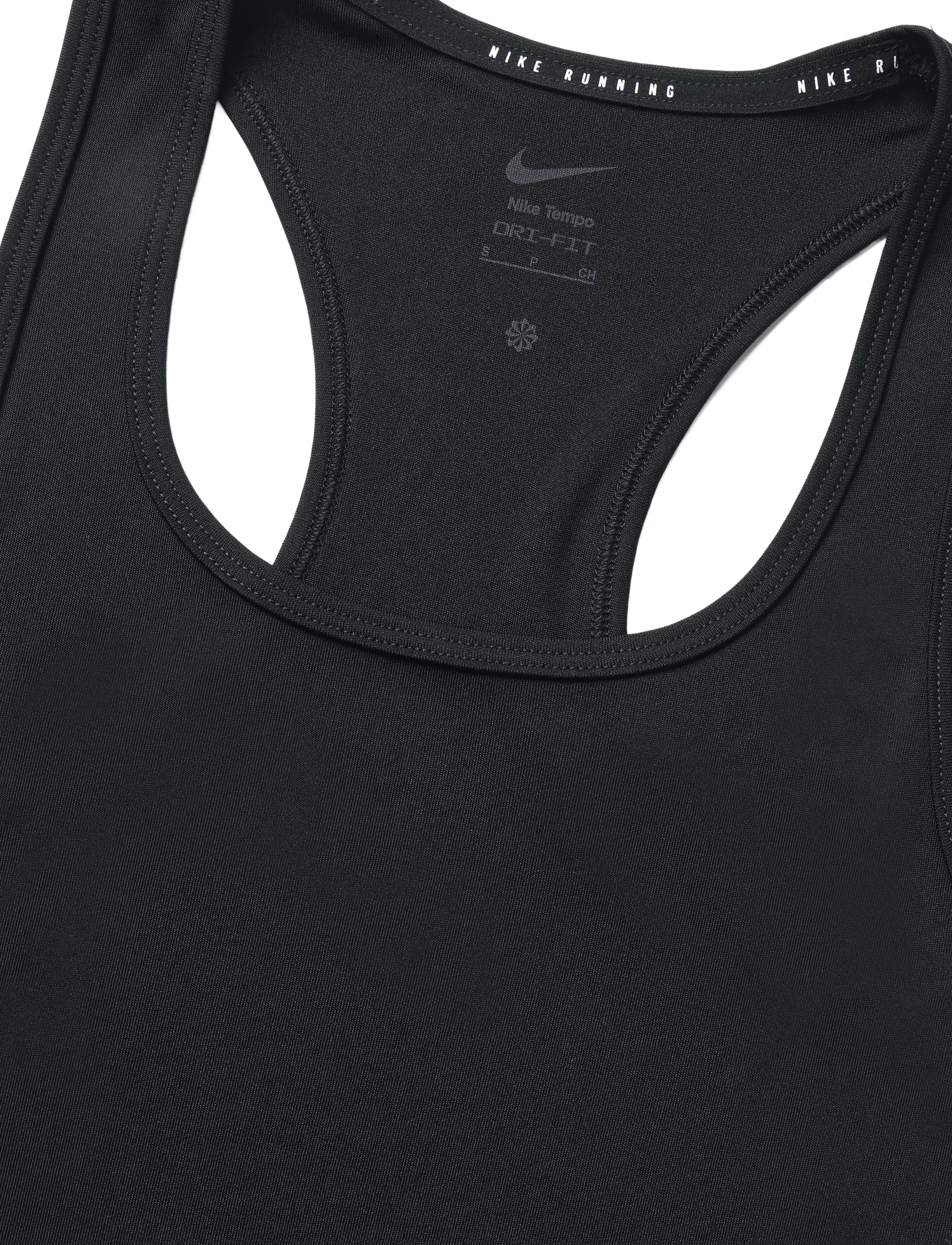 Nike - W NK TEMPO SWOOSH RUN DF TANK - black/reflective silv/white - 2