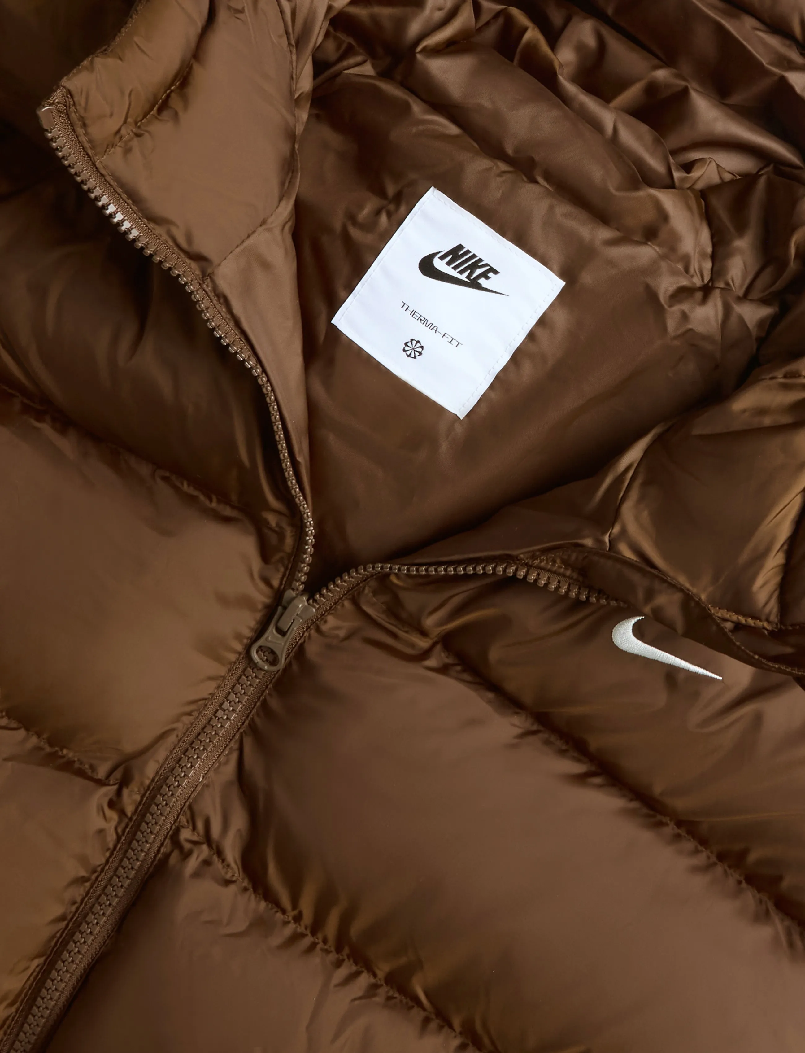 Nike - Nike Sportswear Classic Women Jacket - winter jackets - cacao wow/sail - 2