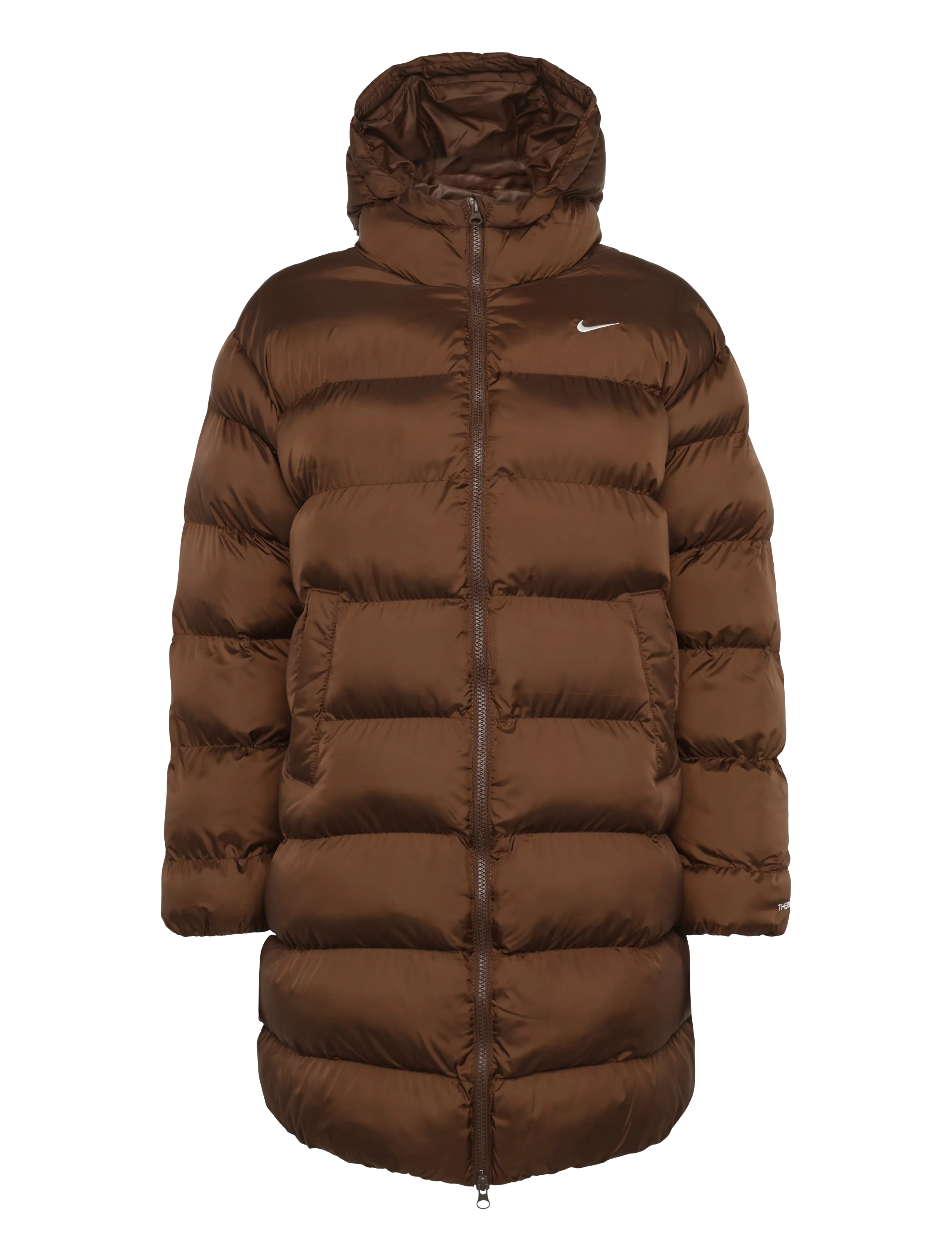 Nike W NK TF SYN CLSSC PARKA - Clothing - CACAO WOW/SAIL / brown
