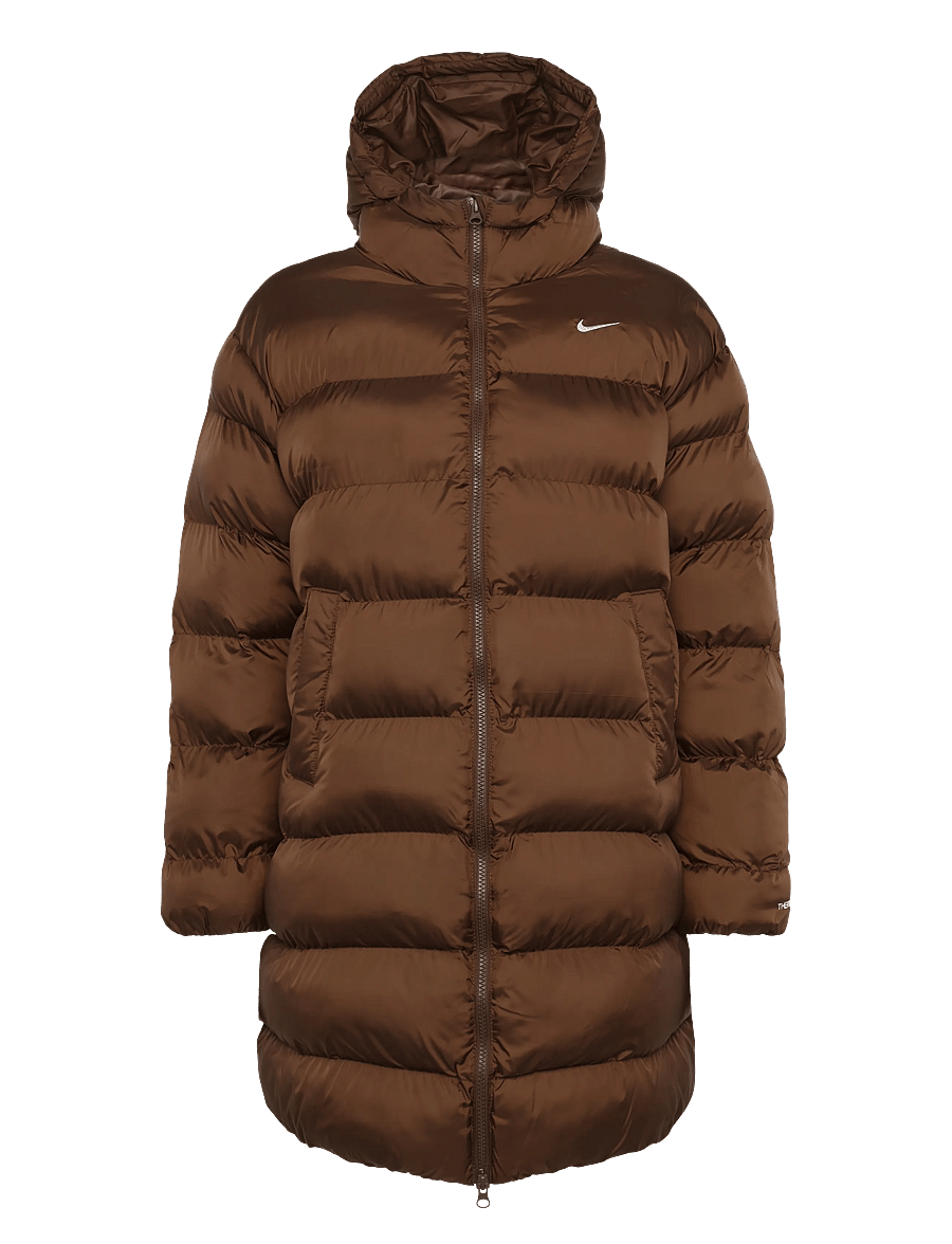 Nike - W NK TF SYN CLSSC PARKA - jackets - cacao wow/sail - 0