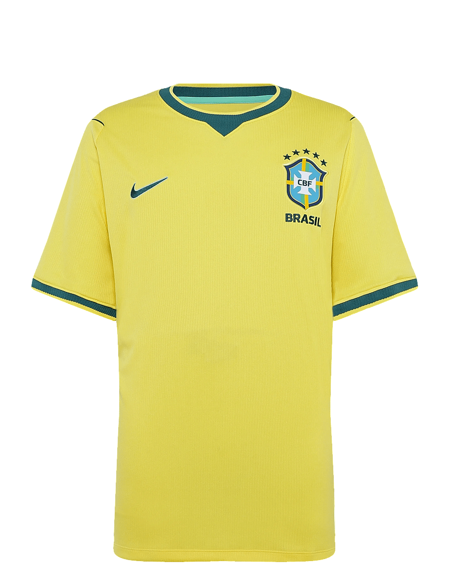 Nike - Brazil National Team 2026 Stadium Home - jalgpallisärgid - canary/light menta/geode teal - 0