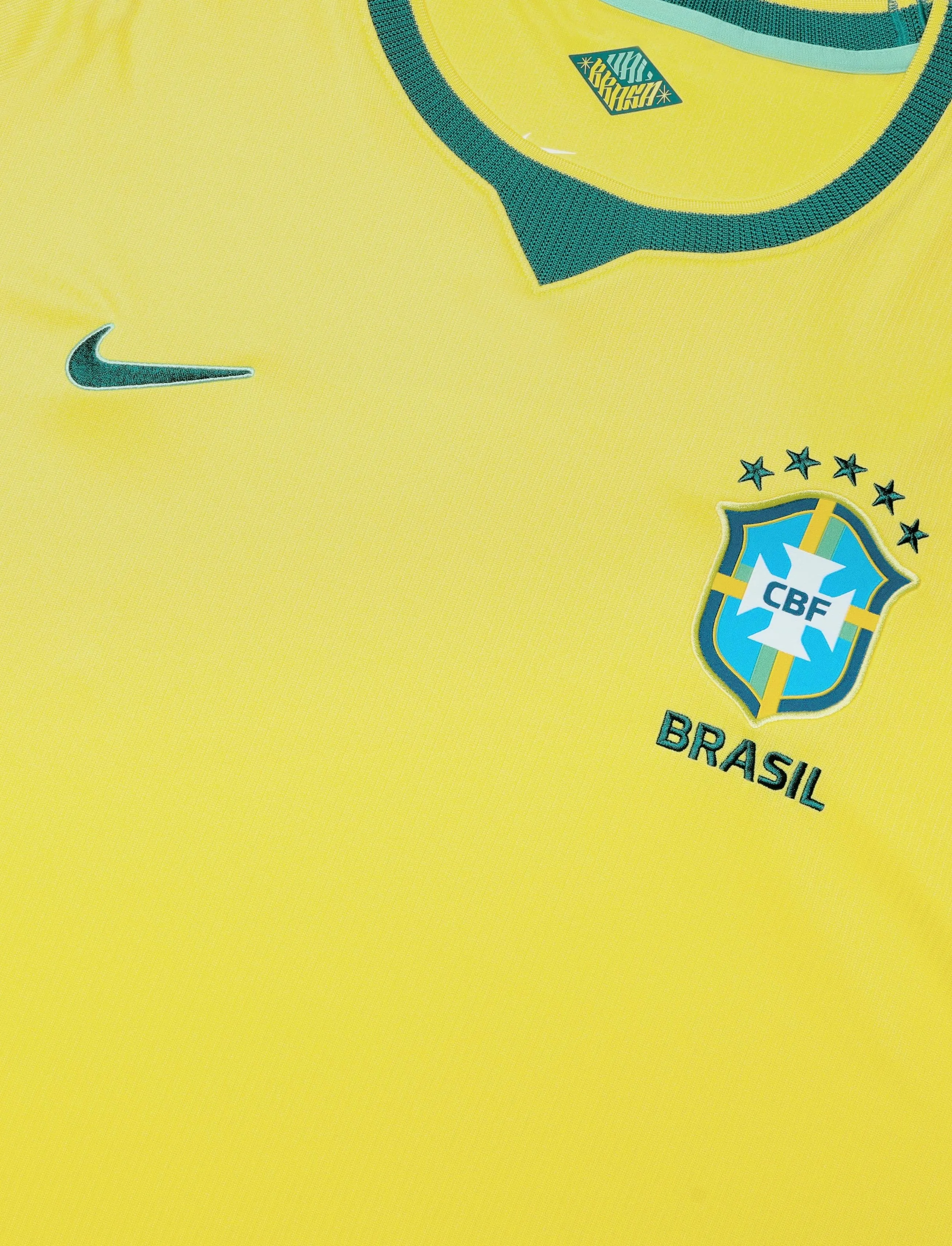 Nike - Brazil National Team 2026 Stadium Home - fußballoberteile - canary/light menta/geode teal - 2