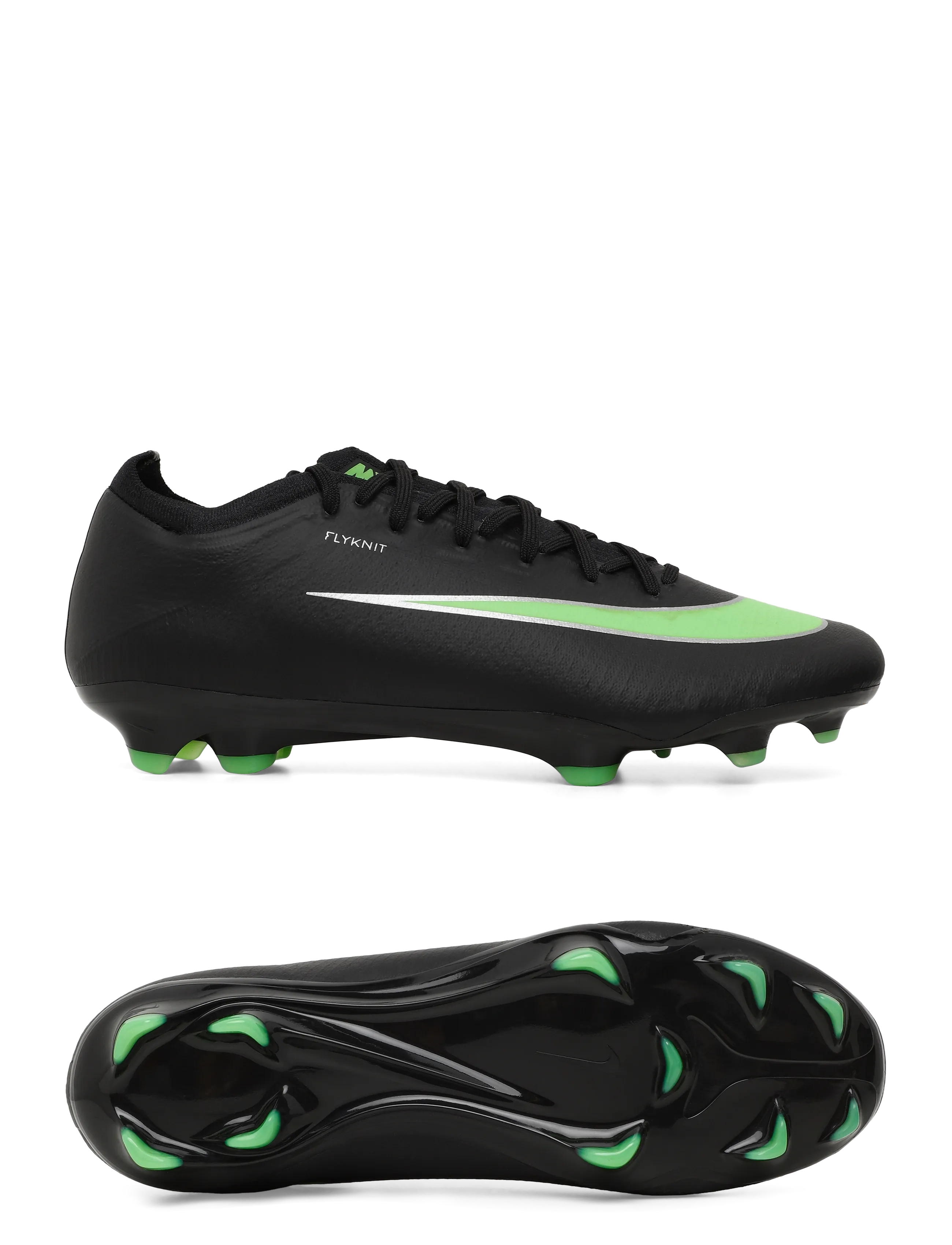 Nike VAPOR 17 PRO FG - Football boots - BLACK/ILLUSION GREEN-BLACK / black