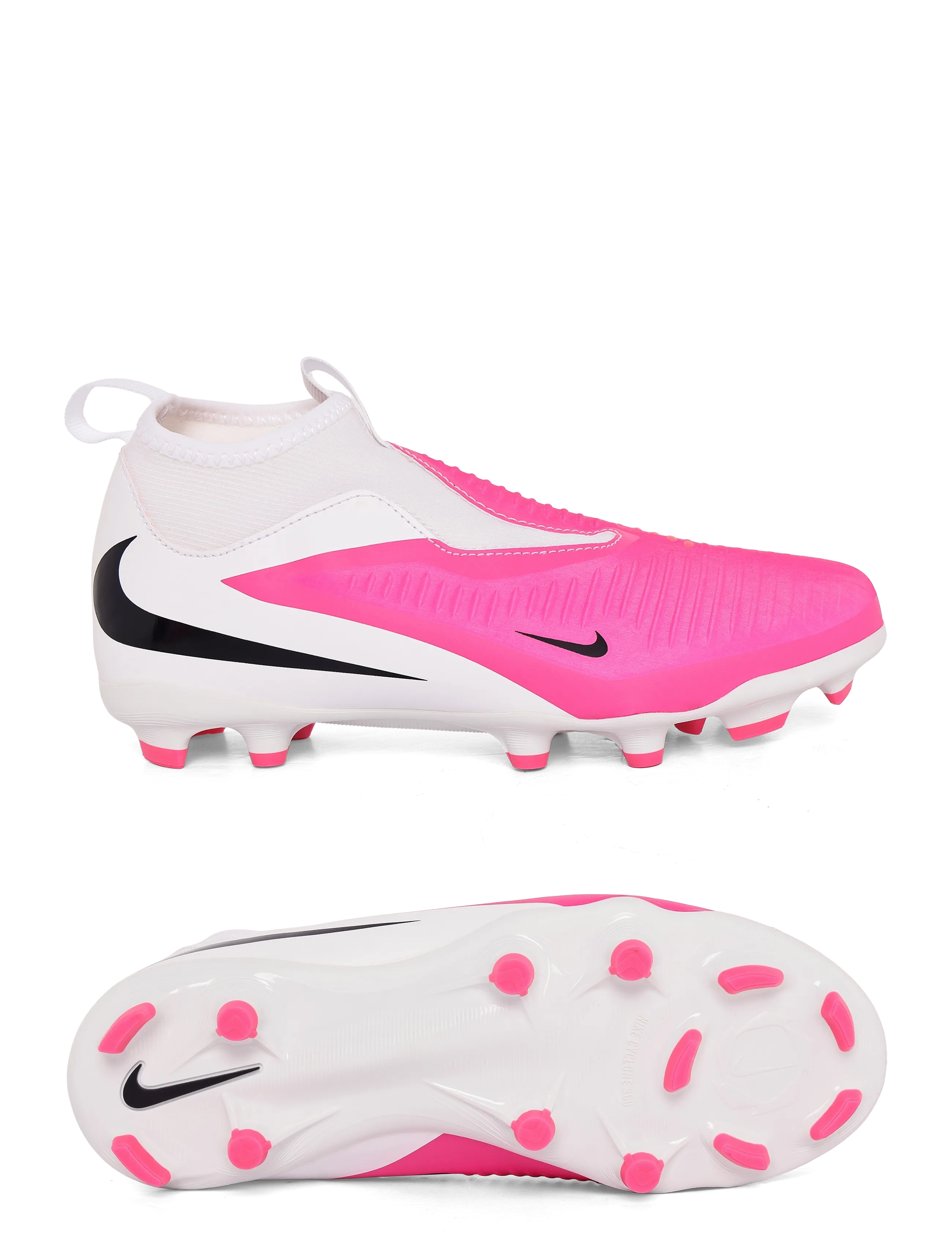 Nike JR PHANTOM 6 HIGH ACAD FGMG T - Jalgpall - MULTI-COLOR/BLACK / pink/rose