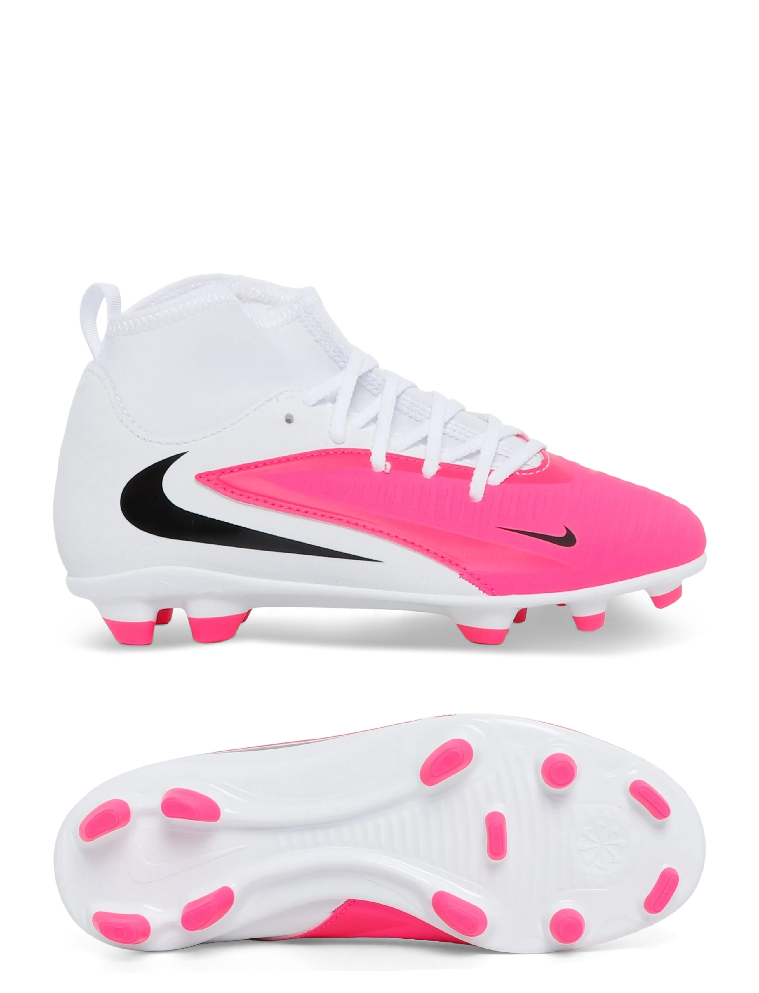 Nike Jr Phantom 6 High Club Fgmg T, Børn, Børne Fodboldstøvler Med Højt Skaft, Pink, Str: 37.5