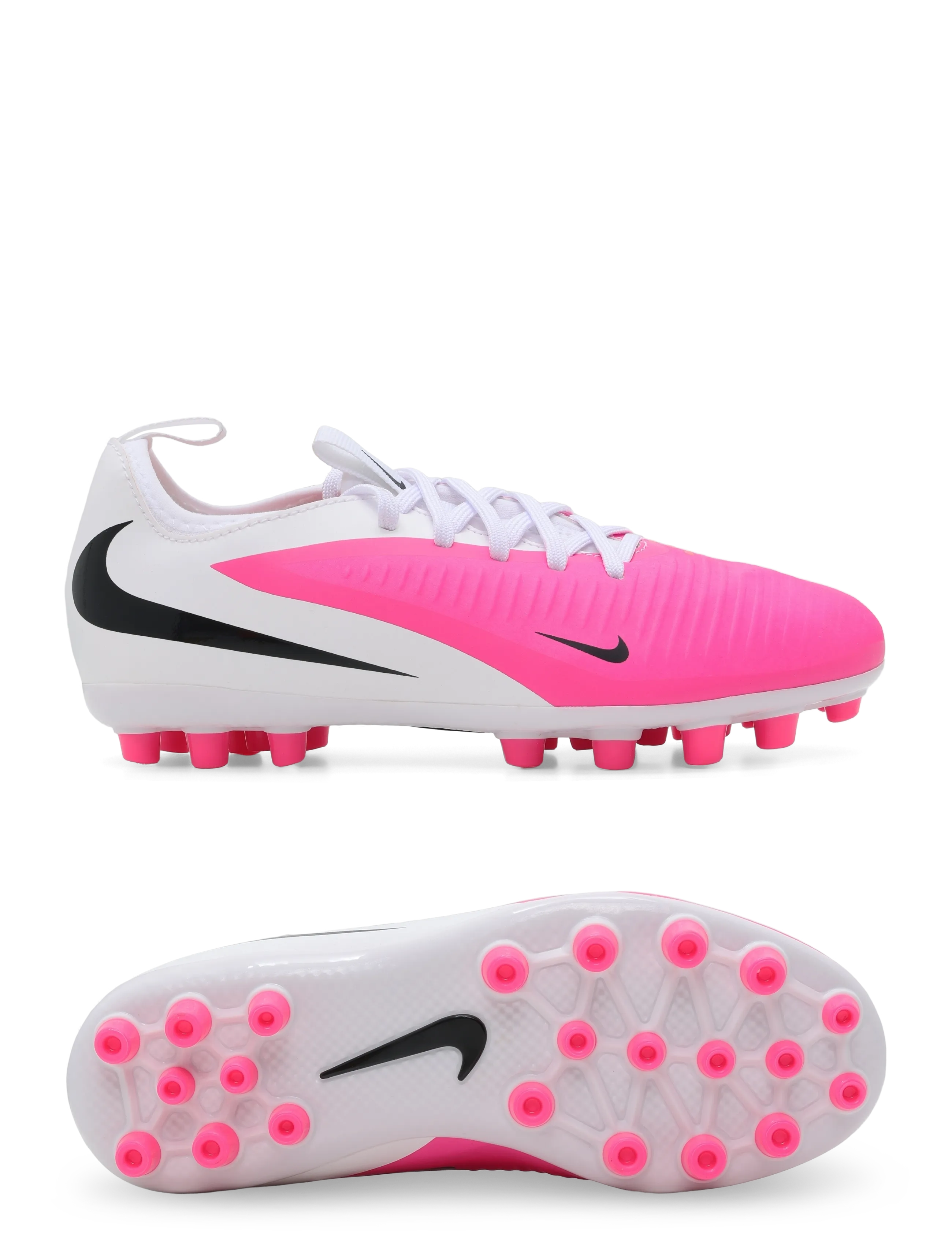 Nike JR PHANTOM 6 LOW ACAD AG T - Fodbold - MULTI-COLOR/BLACK / pink/rose