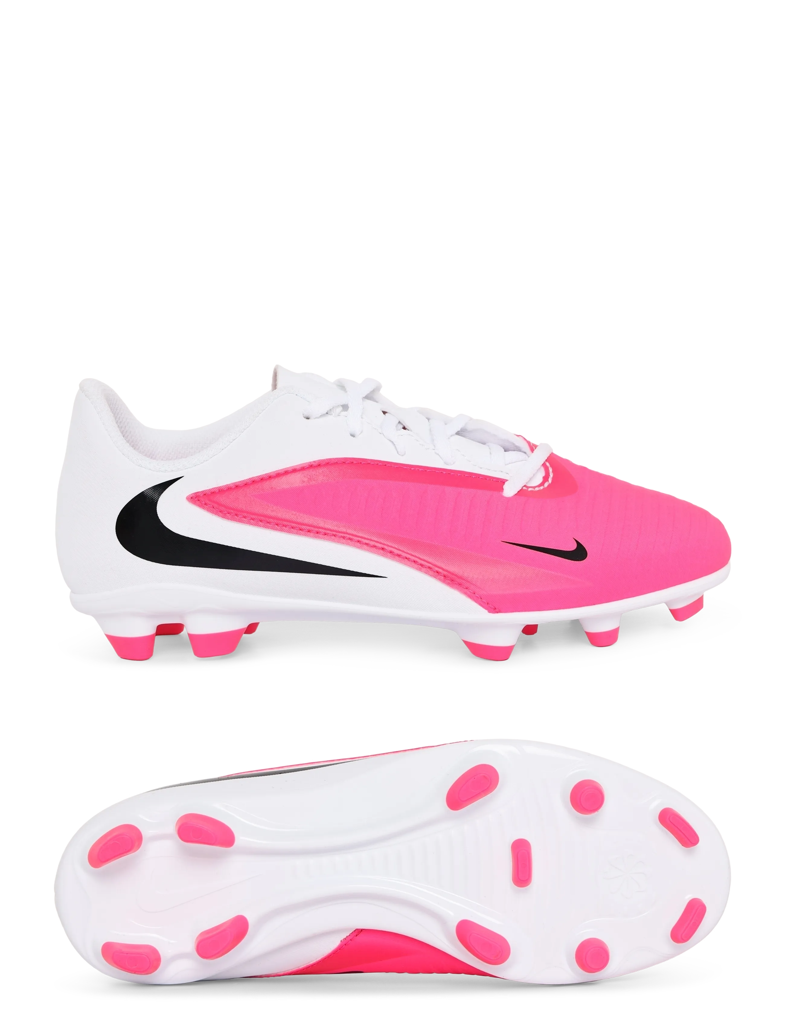 Nike JR PHANTOM 6 LOW CLUB FG/MG T - Jalgpall - MULTI-COLOR/BLACK / pink/rose
