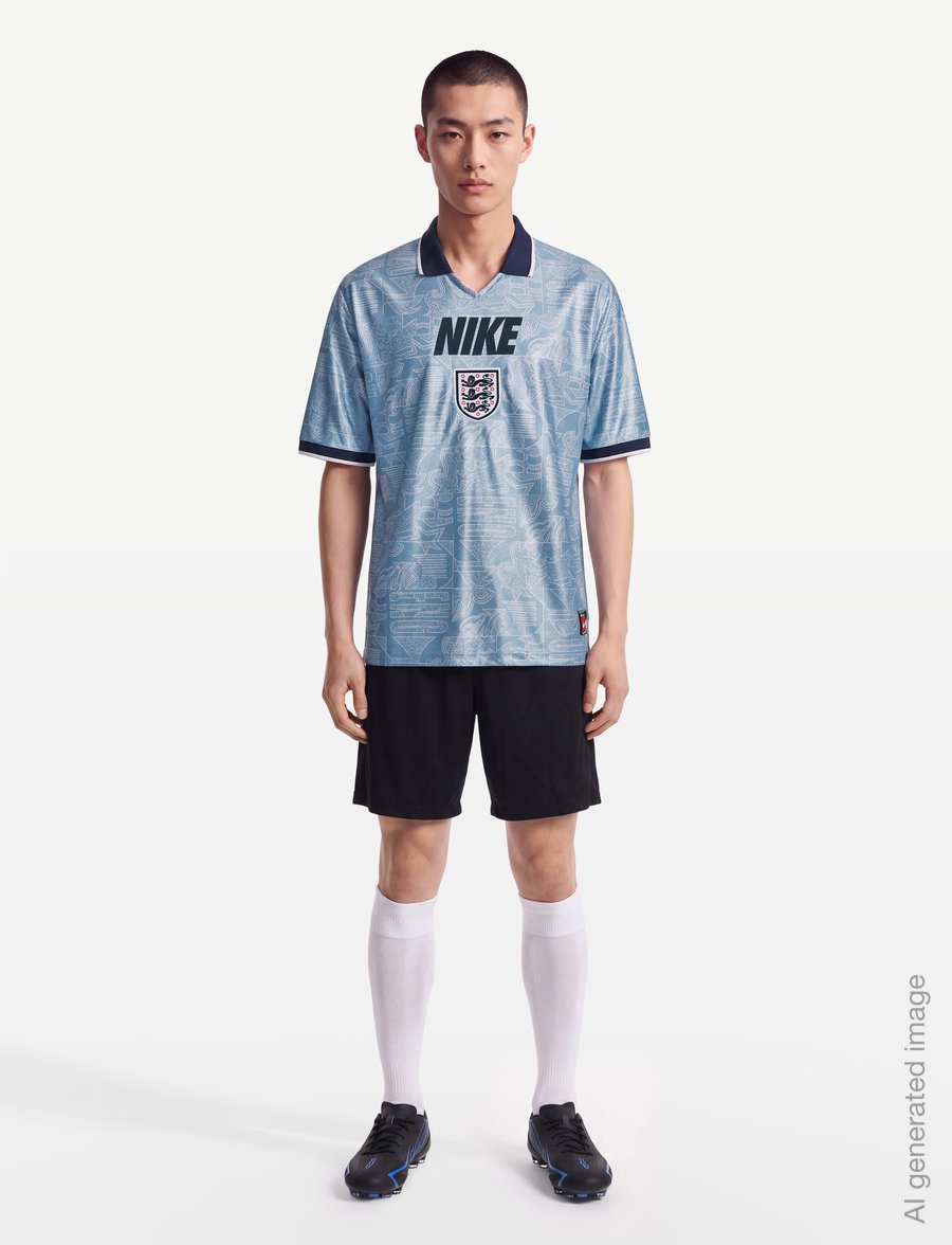 Nike - England Energy Men's Nike Dri-FIT SS Football Top - football shirts - work blue/white/obsidian - 0