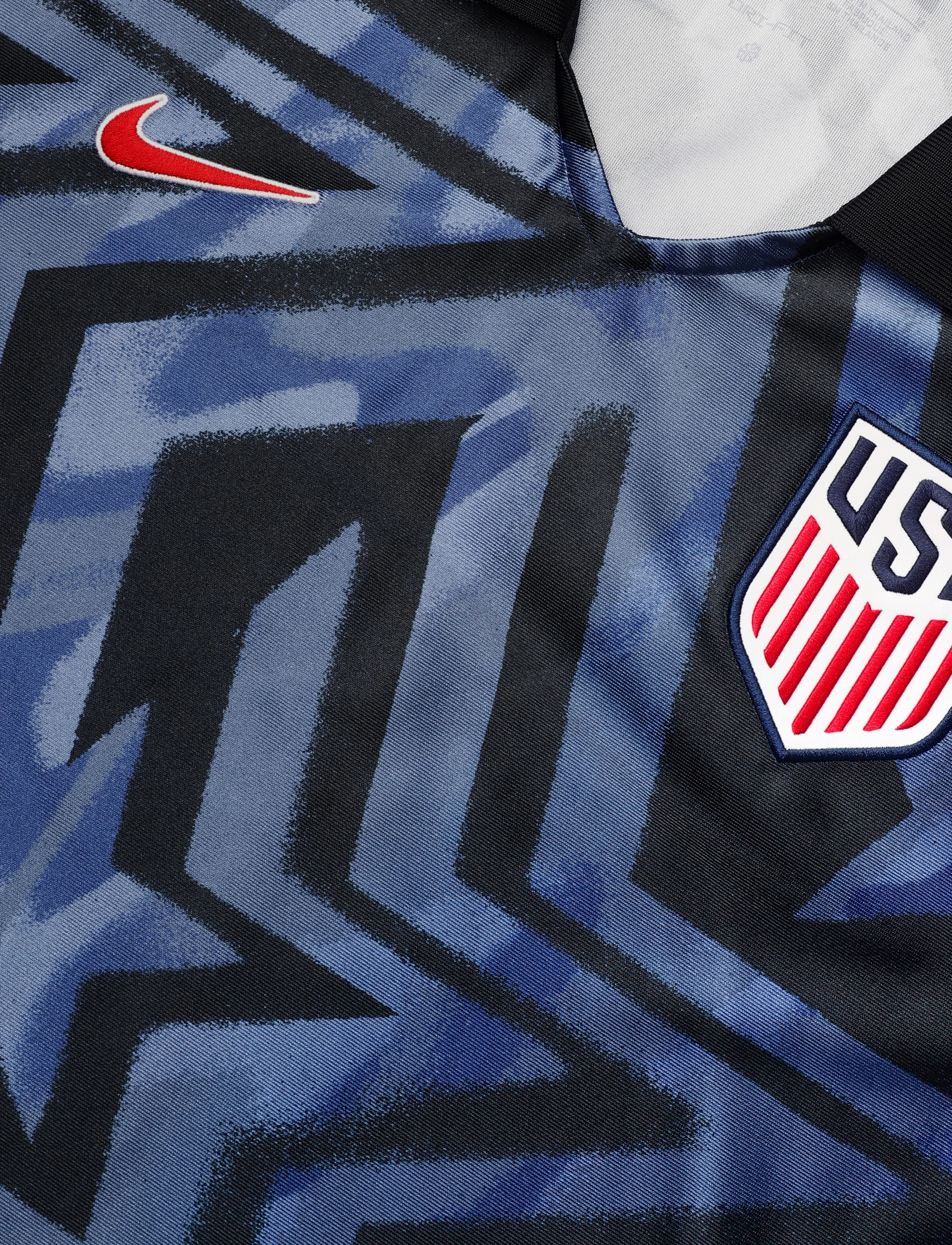 Nike - USA M NK DF ENERGY TOP SS - midnight navy/university red - 2