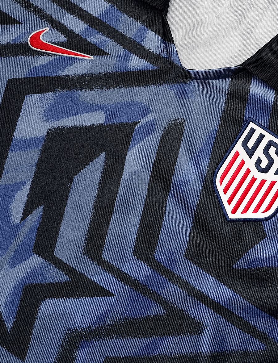 Nike - USA M NK DF ENERGY TOP SS - football shirts - midnight navy/university red - 2