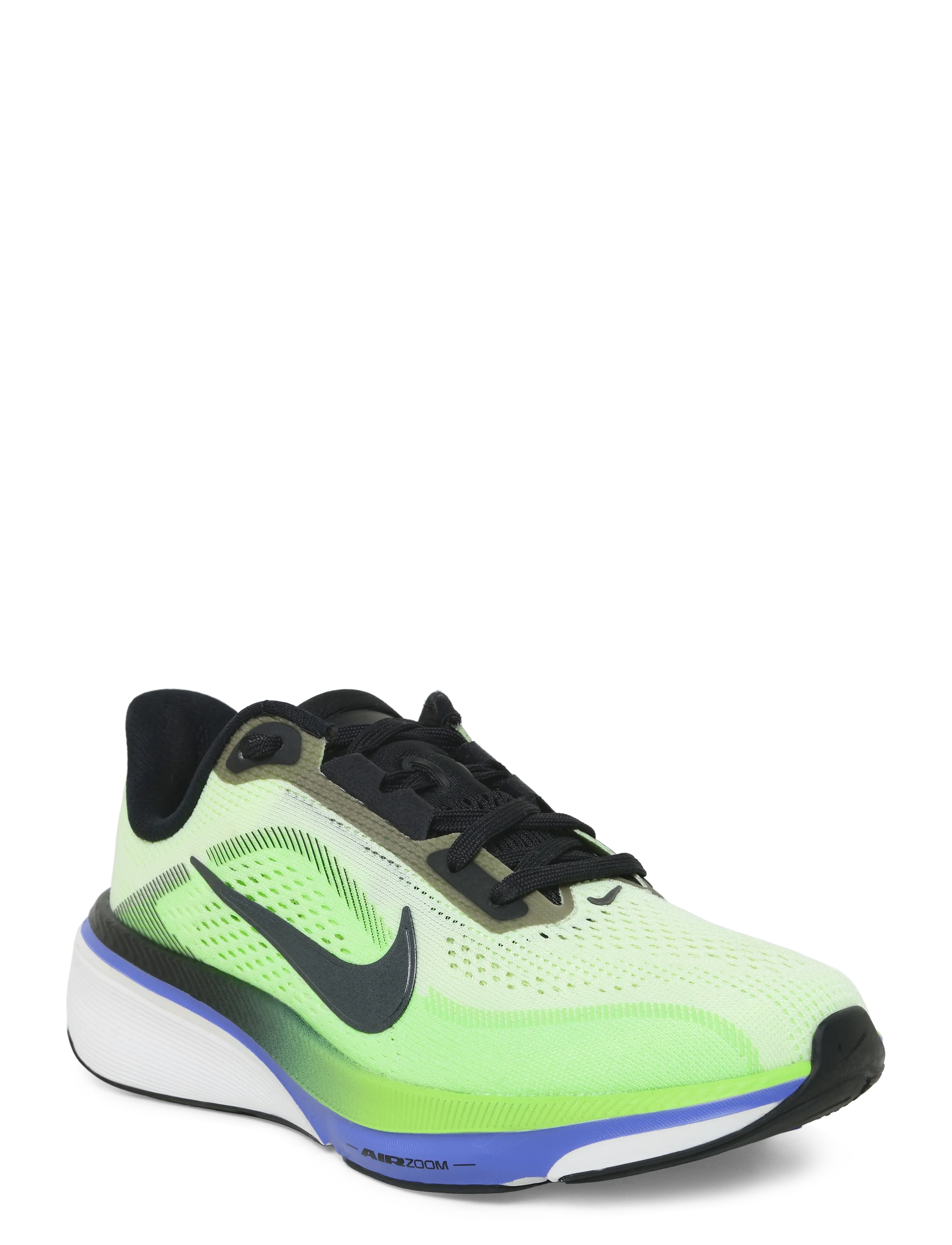 Nike AIR ZOOM PEGASUS 42 NN (GS) - Hlaupaskór - VOLT TINT/BLACK SPRUCE-SAPPHIR / green