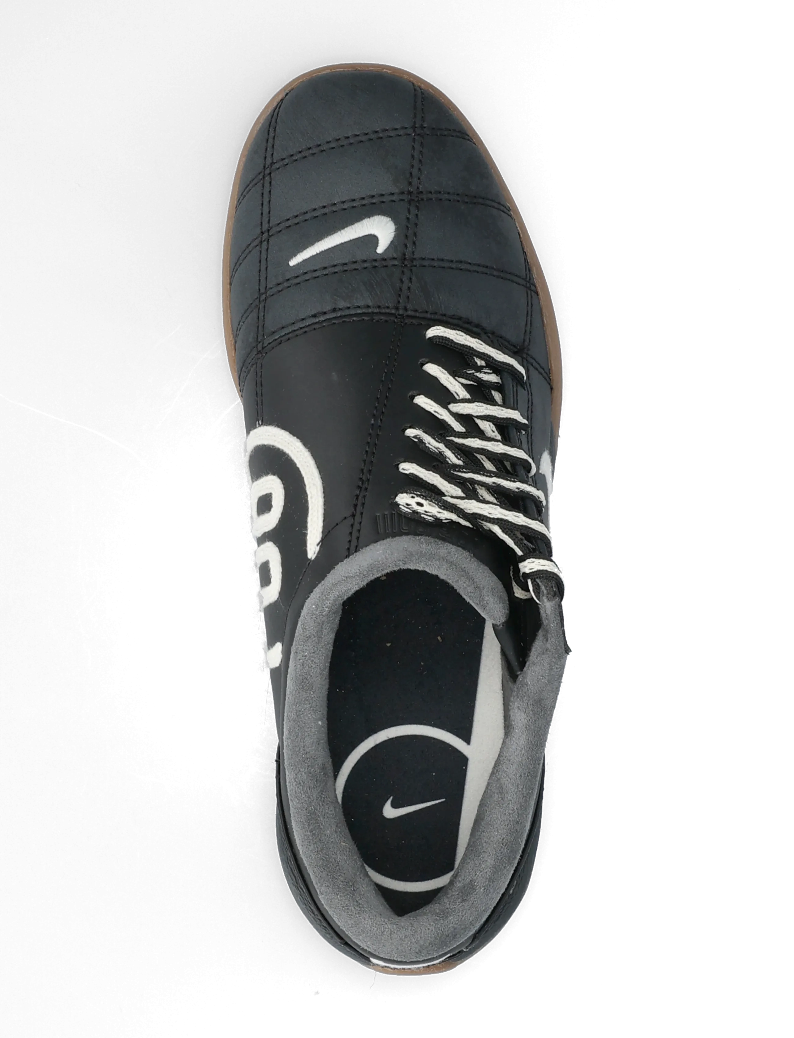 Nike - NIKE T90 - lage sneakers - black/coconut milk-gum dark brown - 3