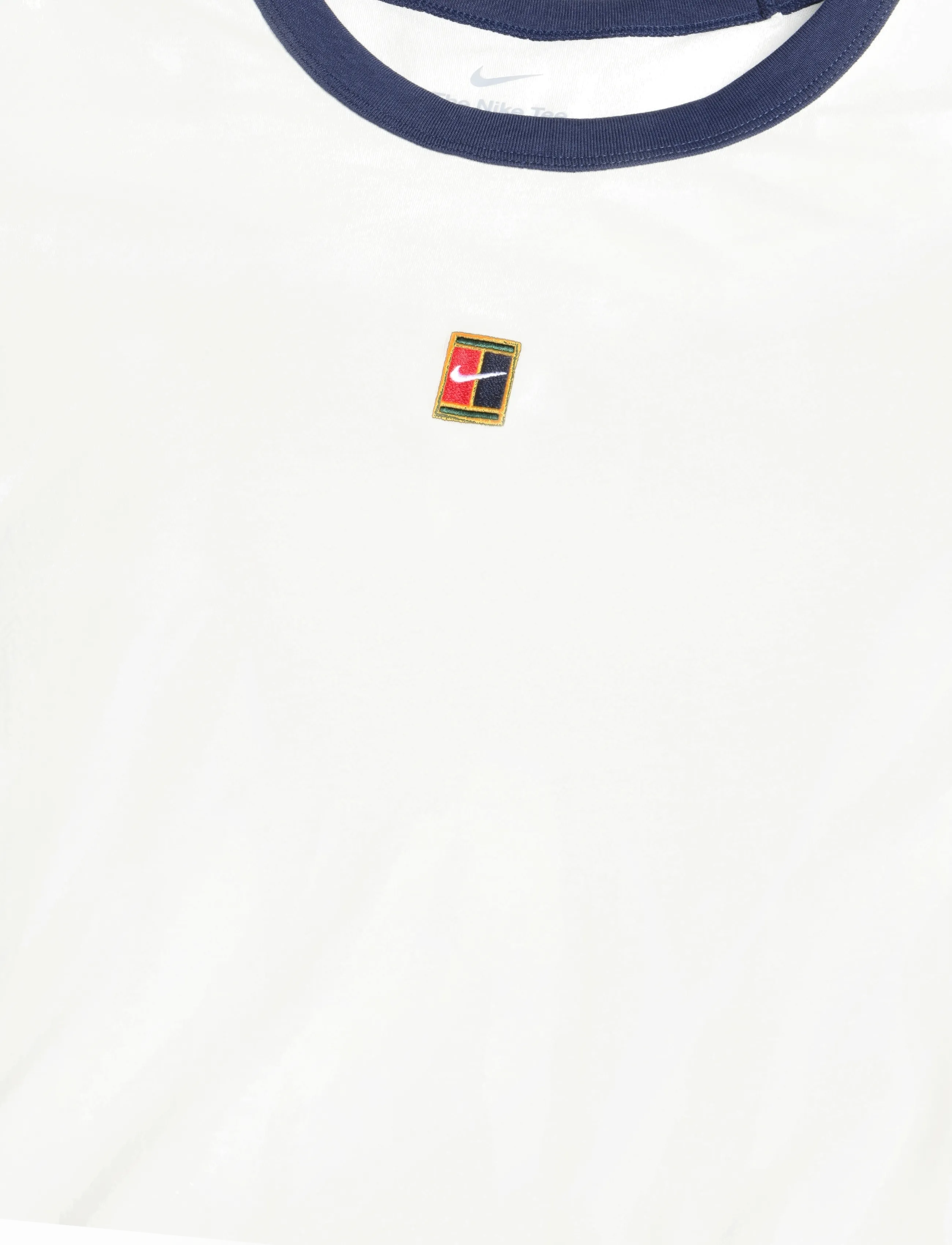 Nike - W NK SS TEE HRTG RCQT RNGR MOD - t-shirts - sail/midnight navy - 2