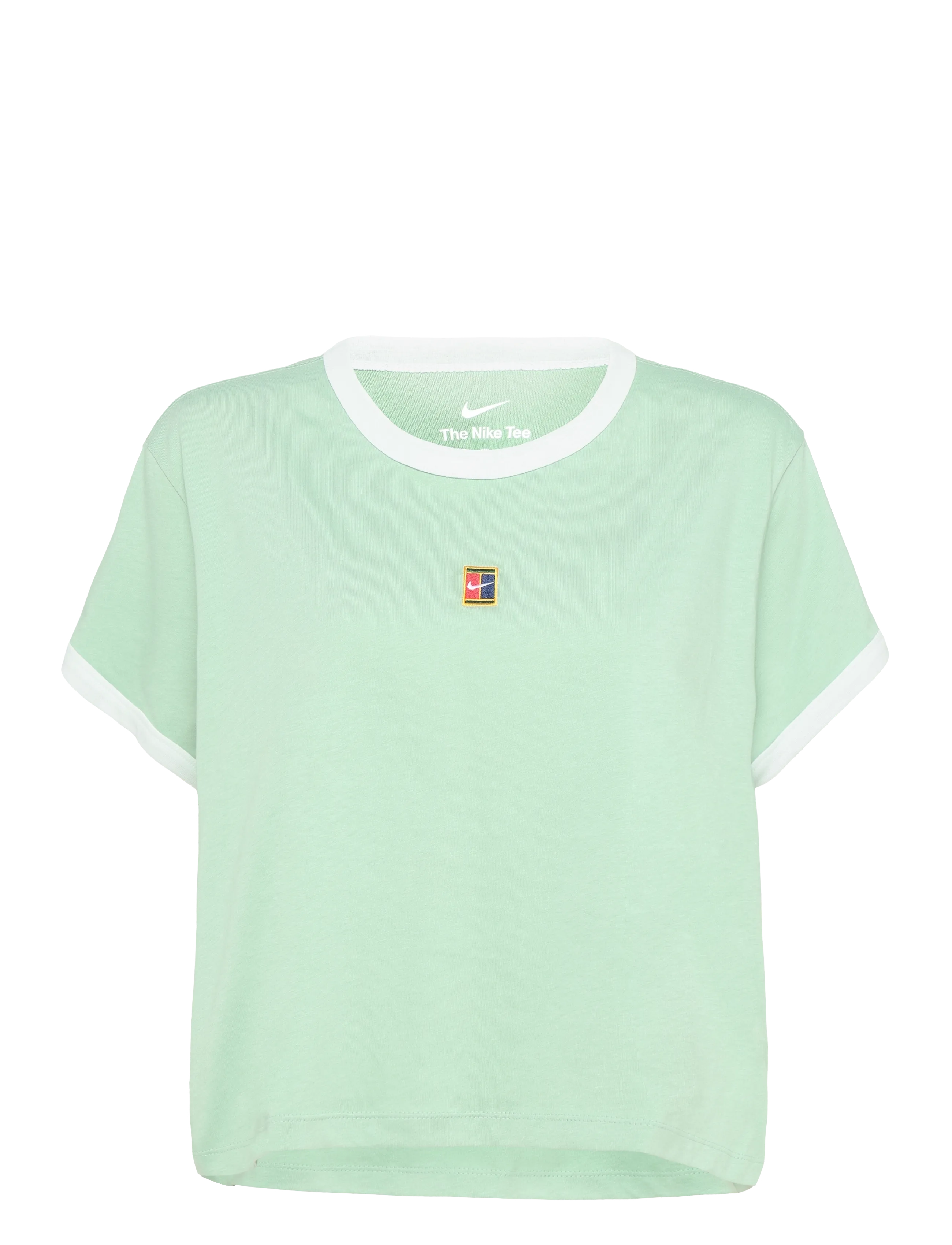 NIKE Nike Racquet Club Tee Grün - L - Damen