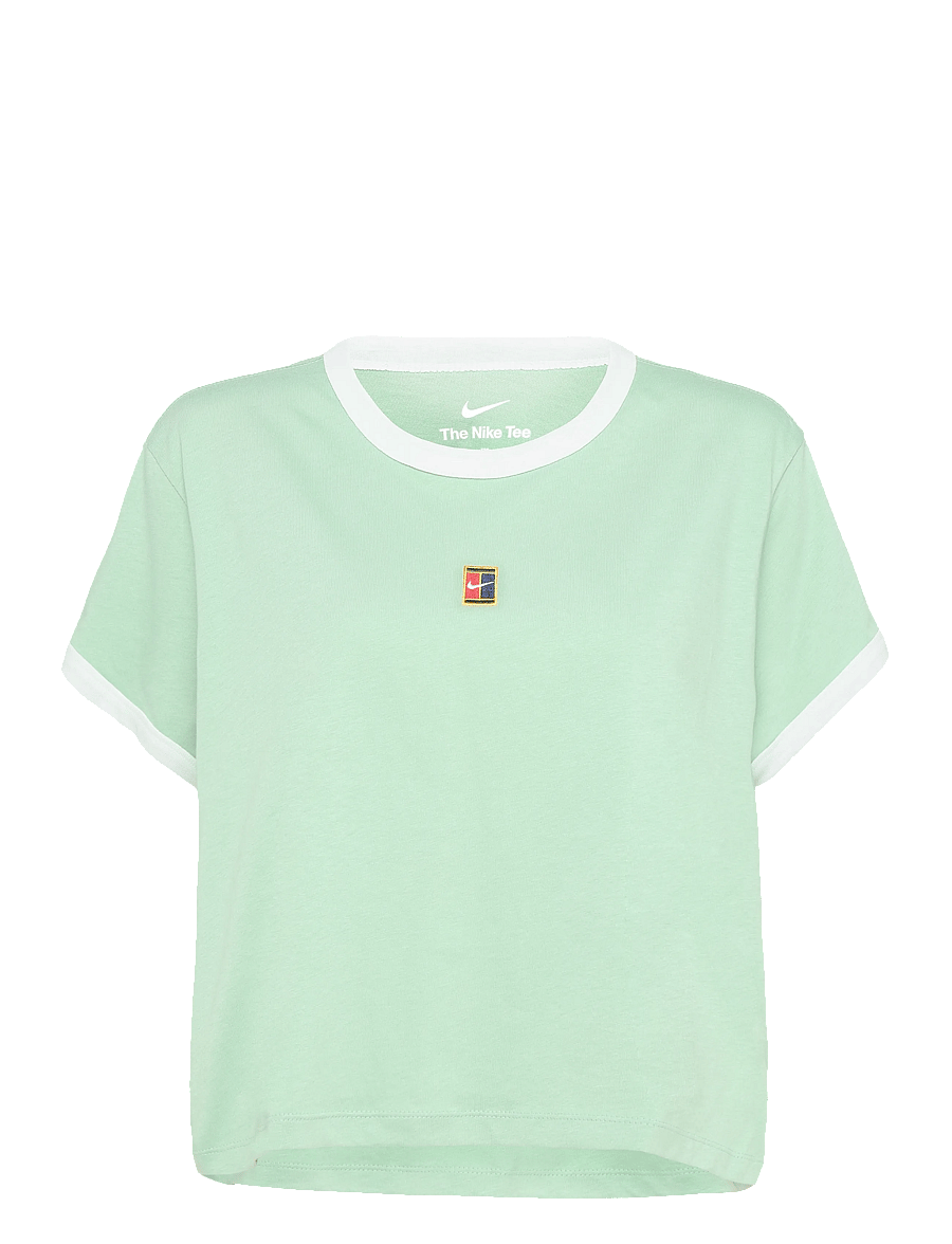 Nike - W NK SS TEE HRTG RCQT RNGR MOD - topi un t-krekli - steam/barely green - 1