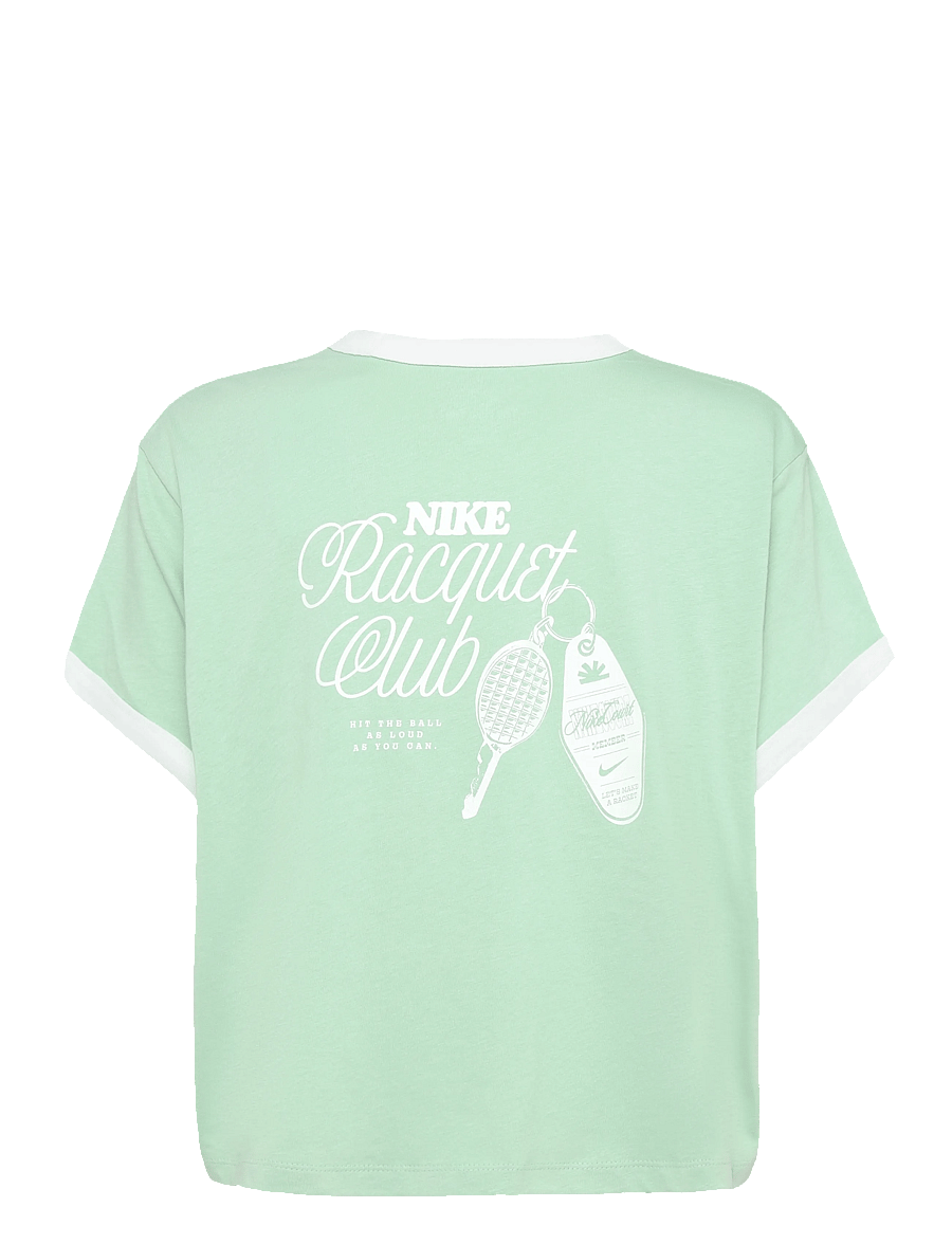 Nike - W NK SS TEE HRTG RCQT RNGR MOD - topi un t-krekli - steam/barely green - 2
