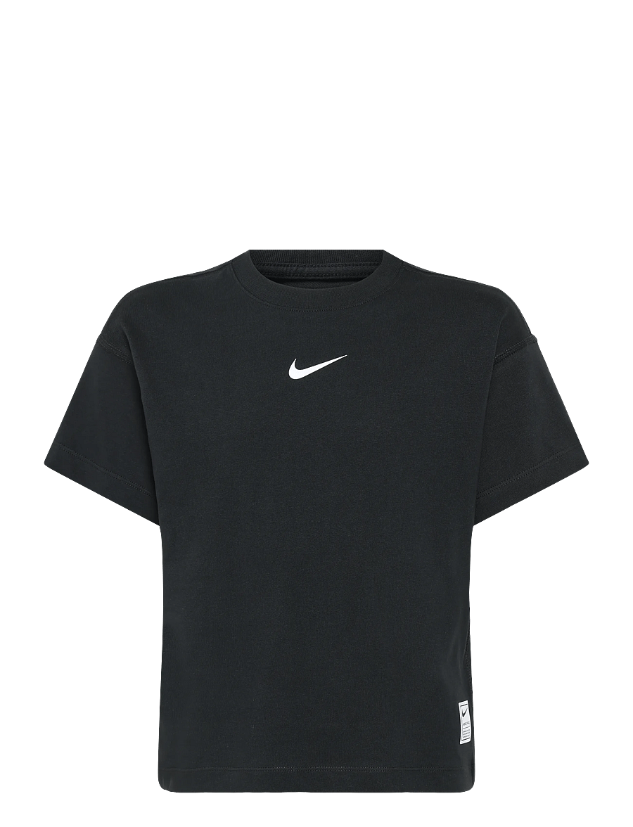 Nike - B NP DF SS PERFORMANCE TOP - spordisärgid - black/white - 0