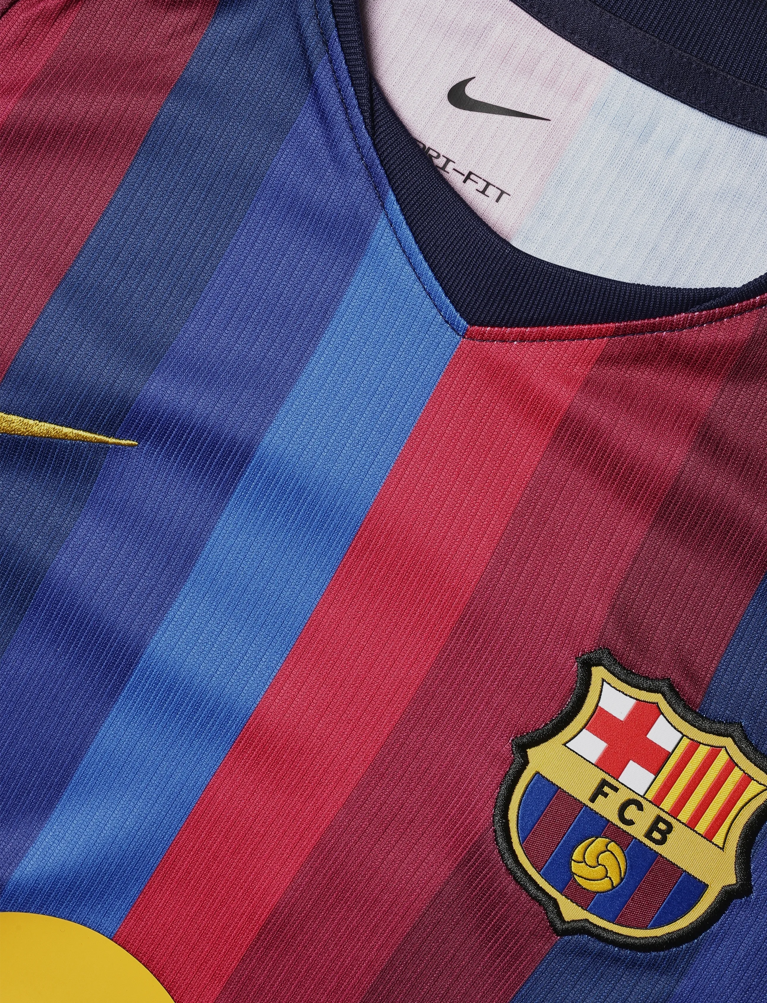 Nike - FCB Y NK DF JSY SS STAD HM - sporditopid - deep garnet/blue void/mineral - 2
