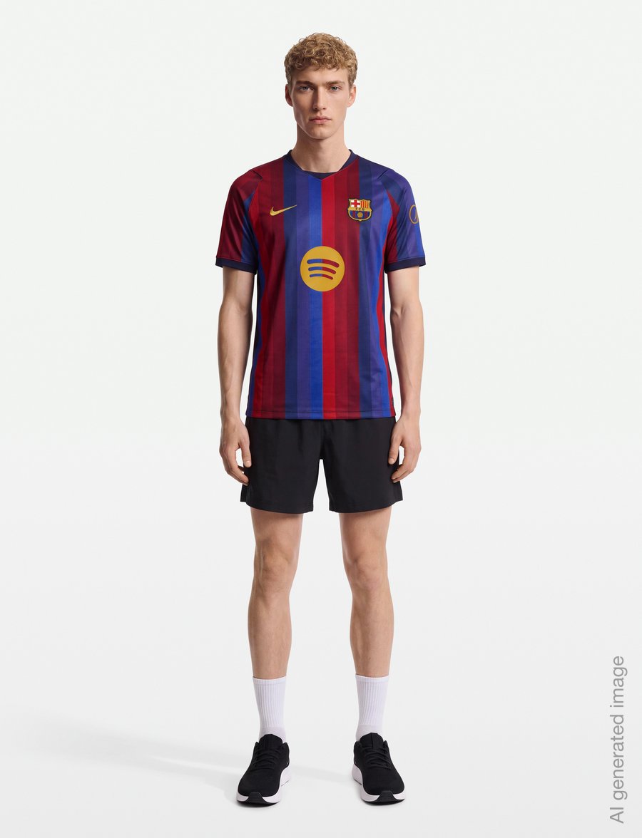 Nike - FC Barcelona 2026/27 Stadium Home Jersey - fußballoberteile - deep garnet/blue void/mineral - 0