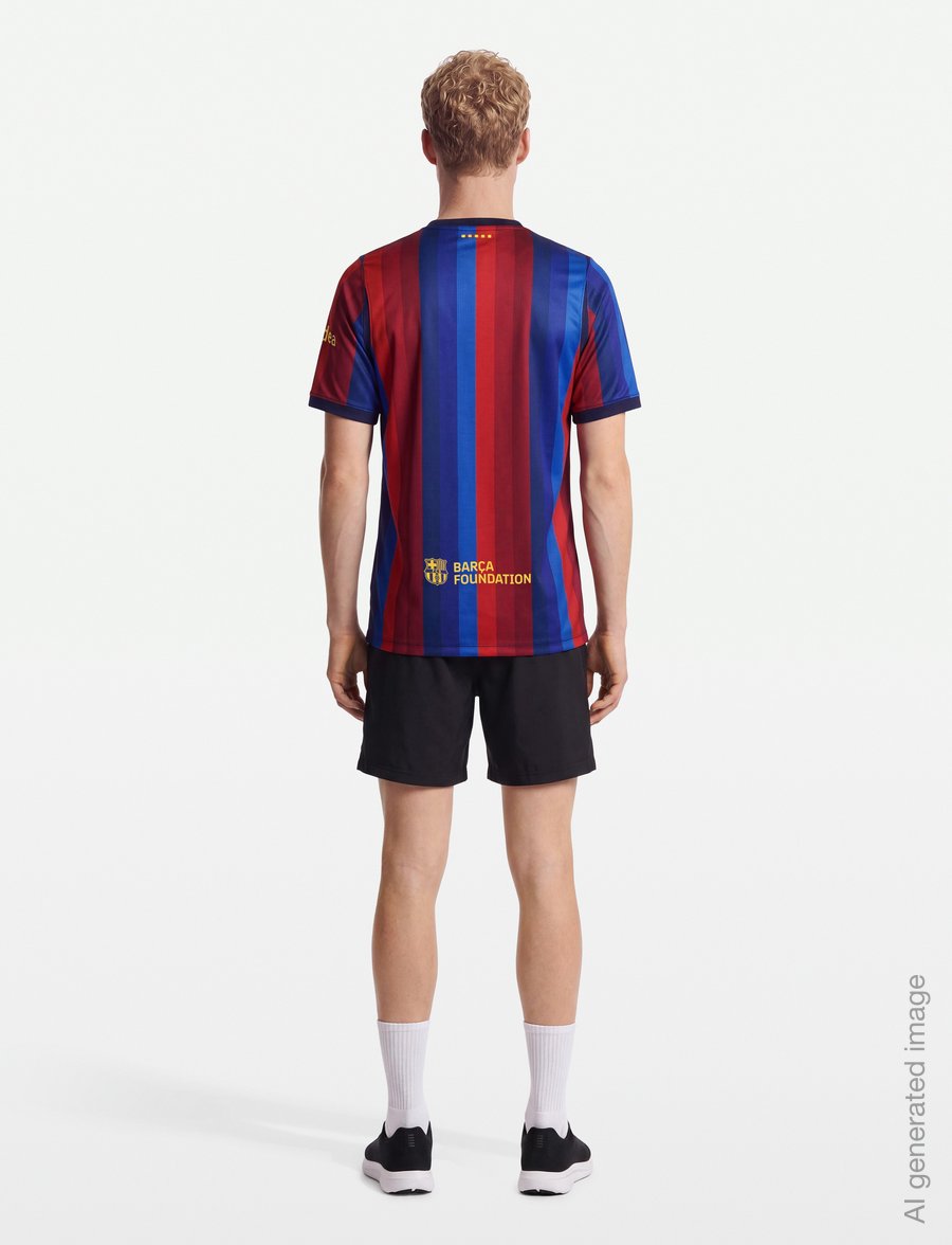 Nike - FC Barcelona 2026/27 Stadium Home Jersey - fußballoberteile - deep garnet/blue void/mineral - 4