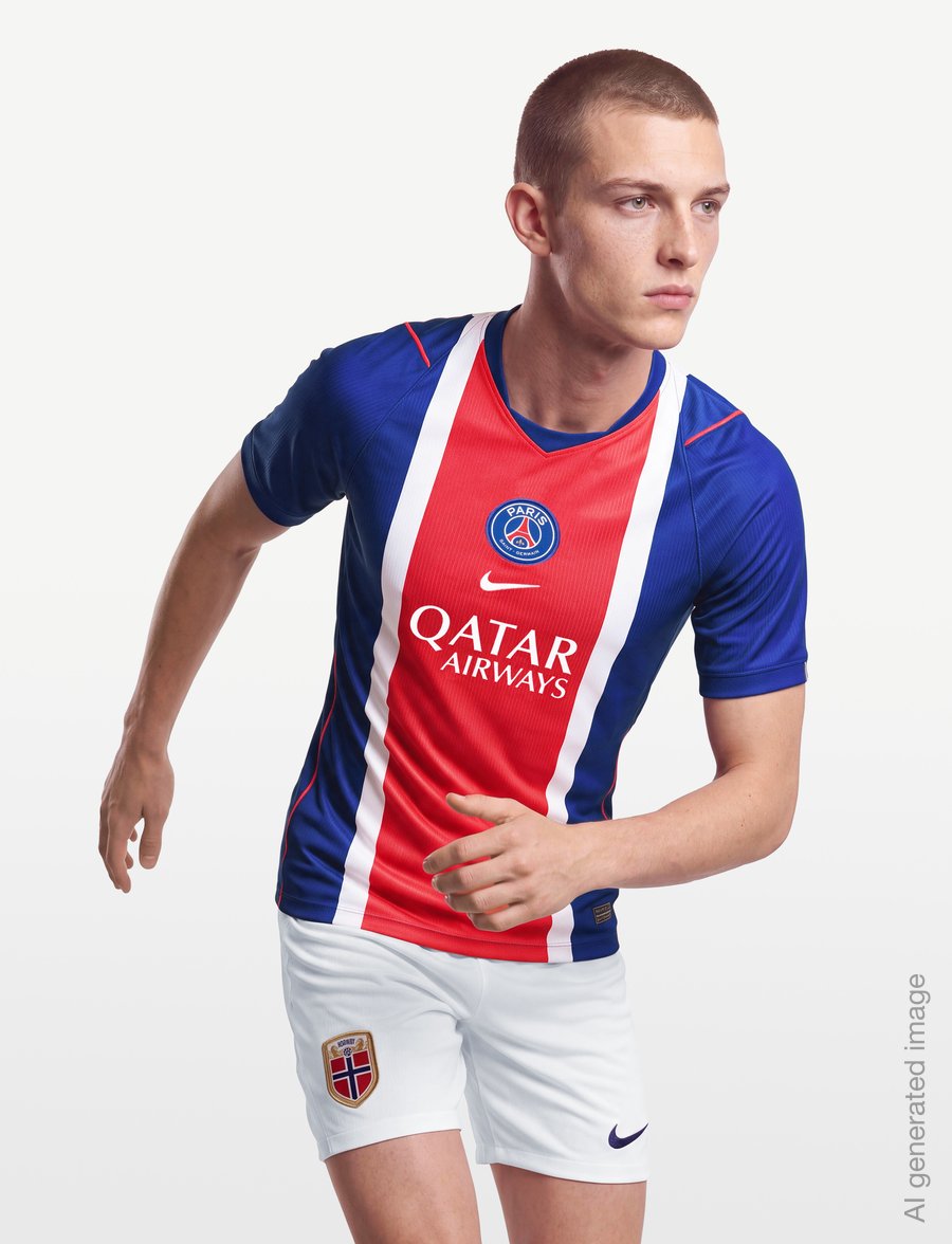 Nike - Paris Saint-Germain 2026/27 Stadium Home - jalgpallisärgid - old royal/white/university red - 3
