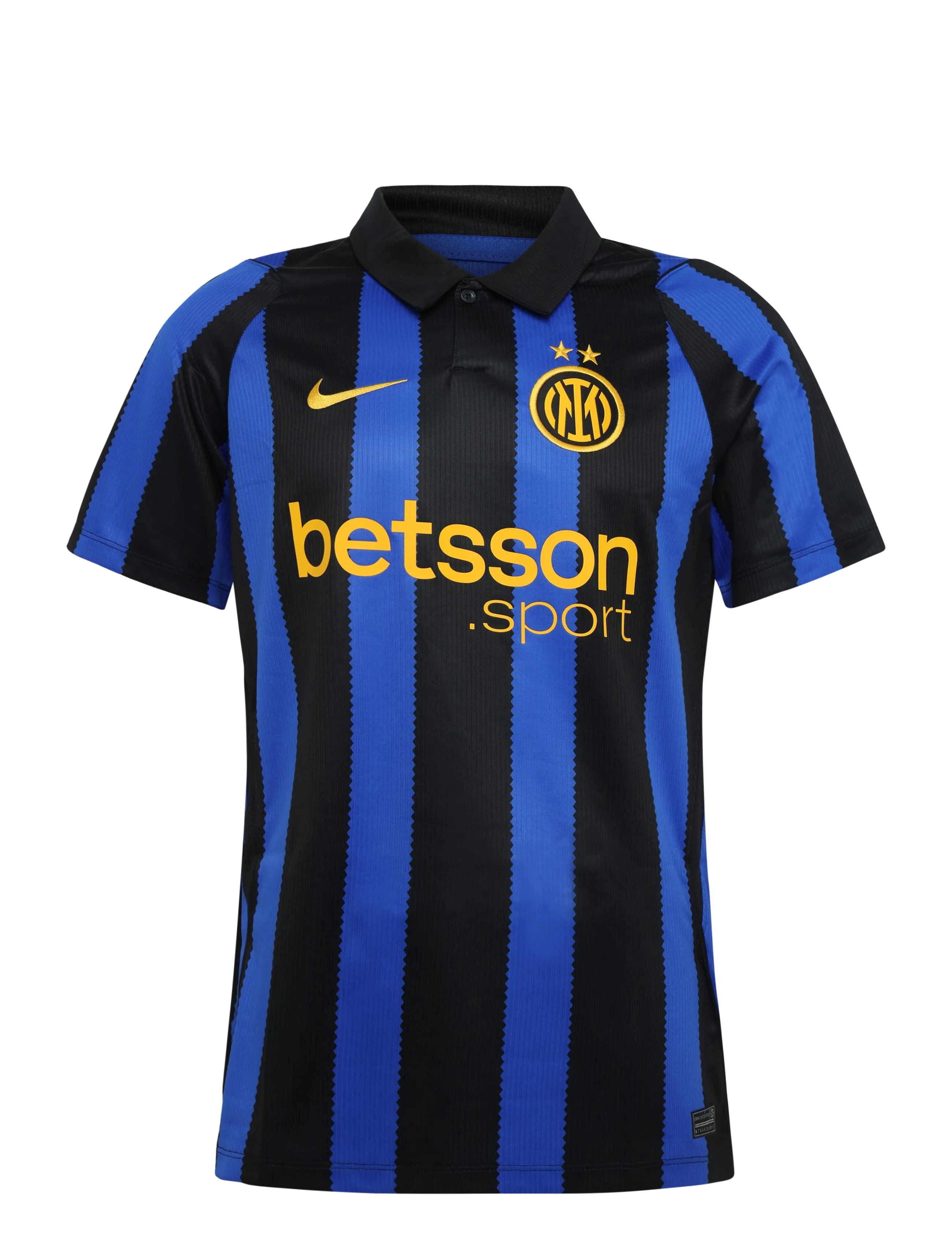 Nike INTER M NK DF JSY SS STAD HM - Oberteile - LYON BLUE/BLACK/UNIVERSITY GOL / blue