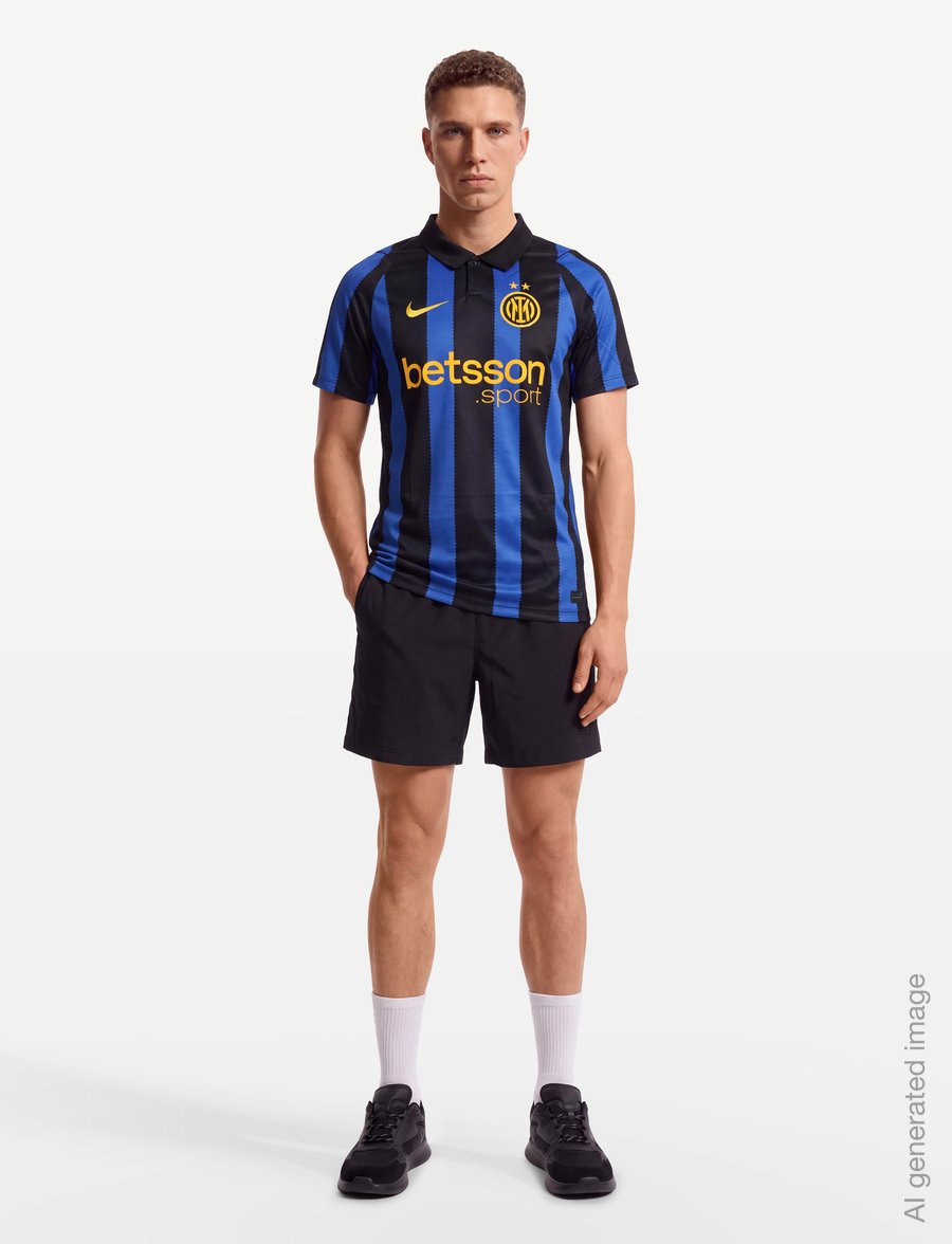 Nike - Inter Milan Home jersey 26/27 - football shirts - lyon blue/black/university gol - 0