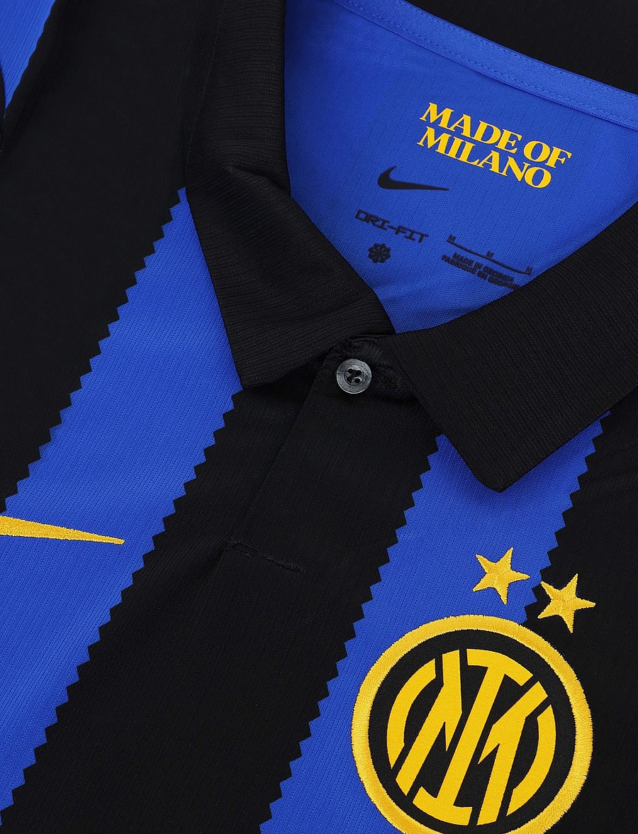 Nike - INTER M NK DF JSY SS STAD HM - fußballoberteile - lyon blue/black/university gol - 2